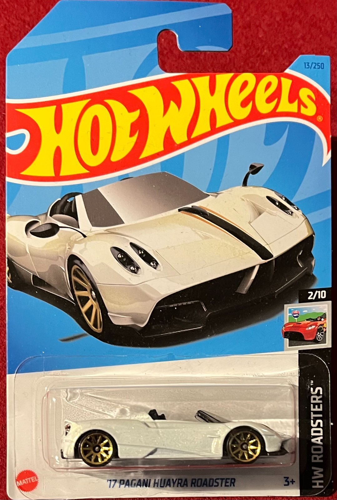 HOT WHEELS ’17 PAGANI HUAYRA ROADSTER WHITE 13/250 . SEE COMBINED OFFERS!