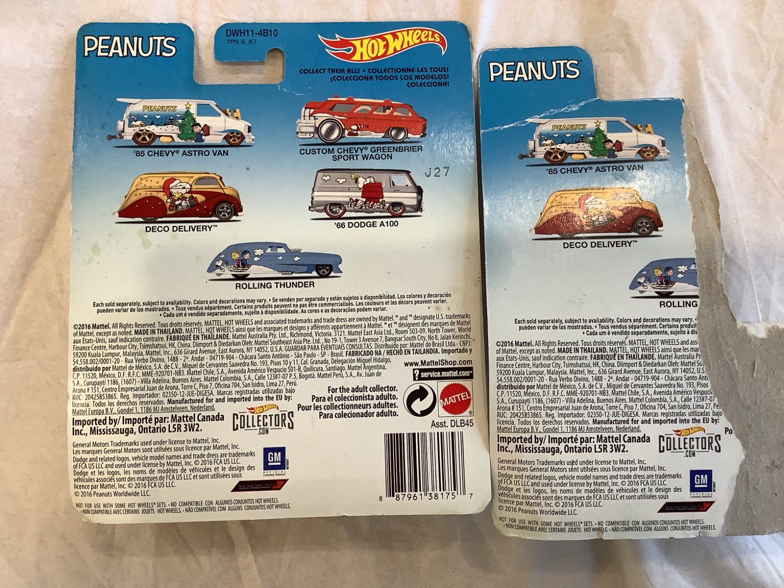 Hot Wheels – Peanuts -2016
