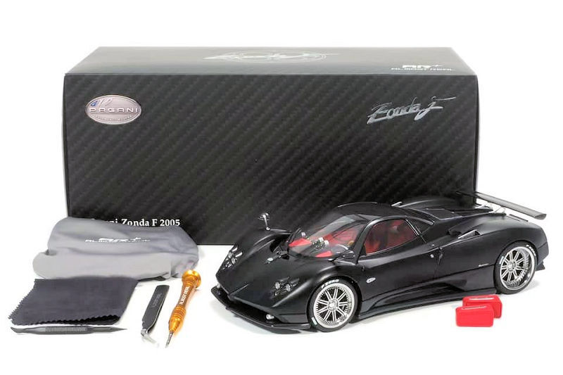 Very Rare Almost Real 1/18 Pagani Zonda F 2005 Matt Black Limited Edition 500