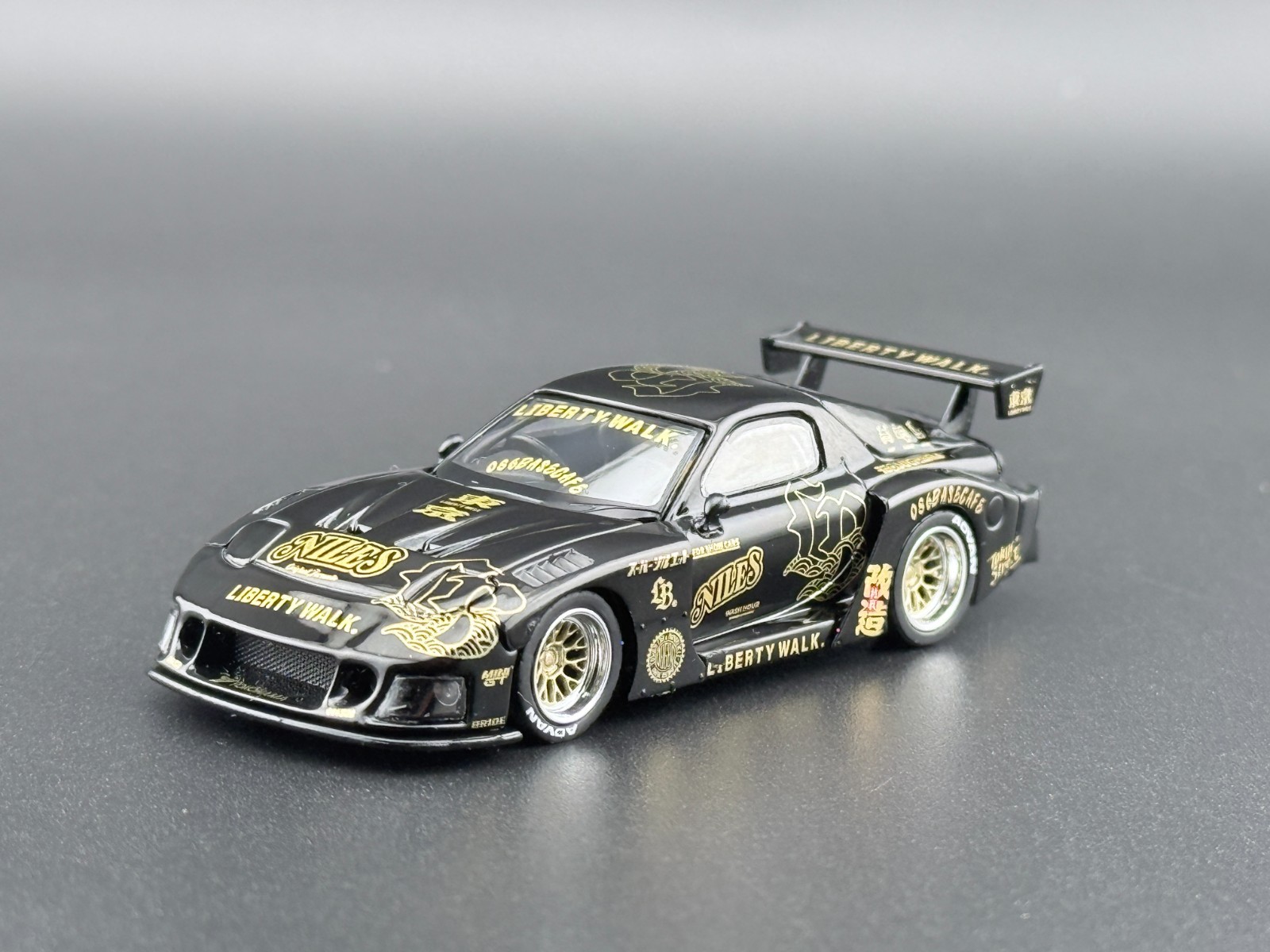 Mini GT MAZDA RX-7 LB-Super Silhouette FD-NILES Black #1101 1/64