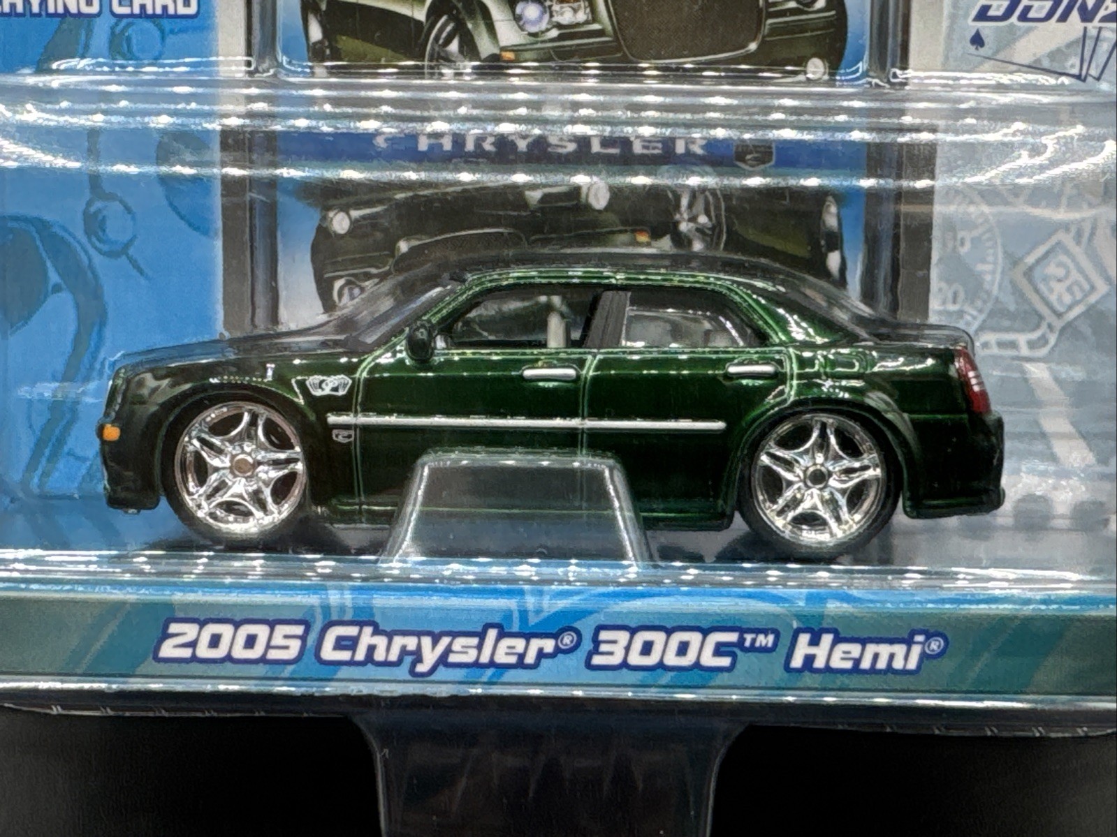a 2005 Maisto PLAYERZ 1:64 GREEN 2005 CHRYSLER 300C HEMI 10 Spades MORE LISTED