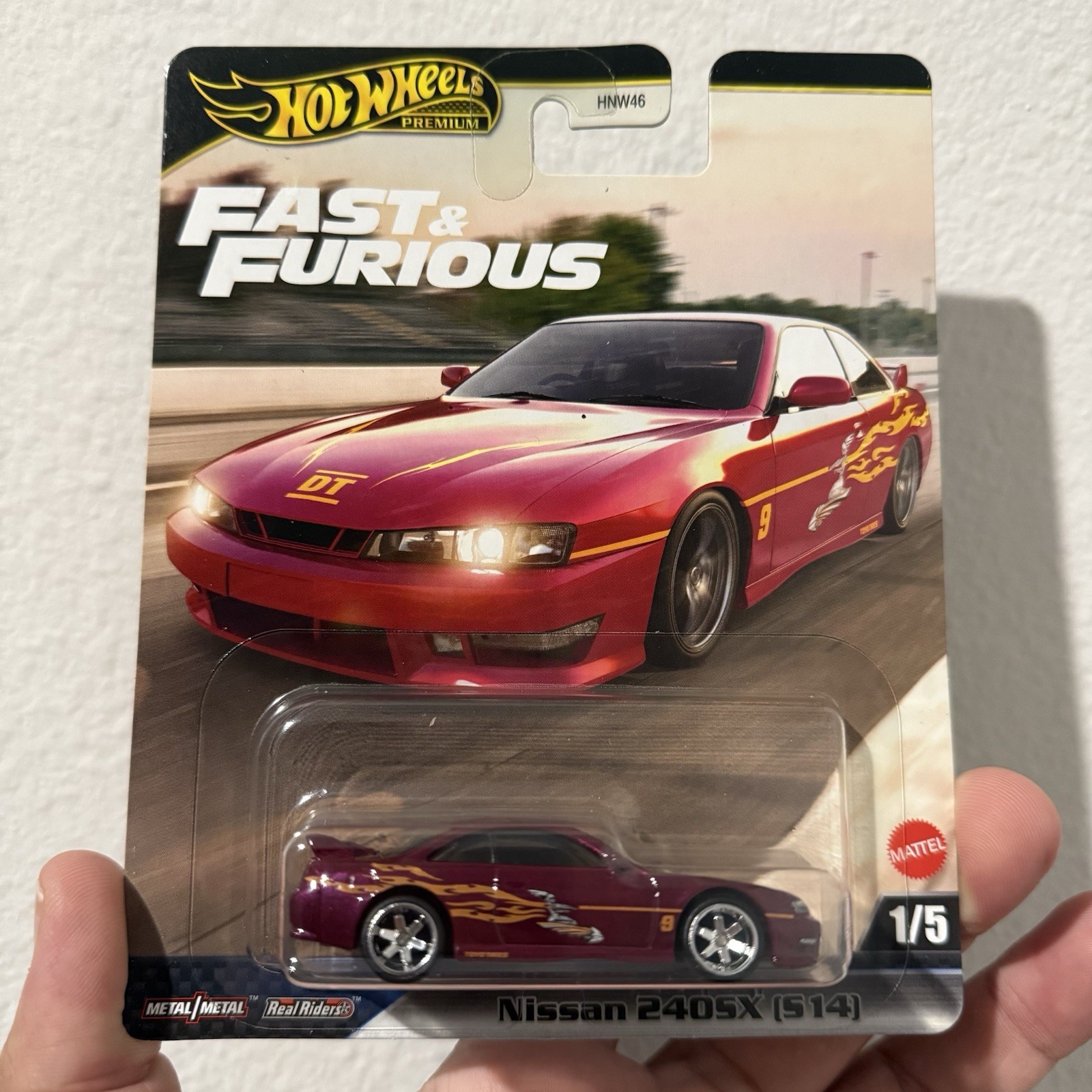Hot Wheels Premium Fast & Furious Nissan 240SX S14 HNW46-956L 1:64