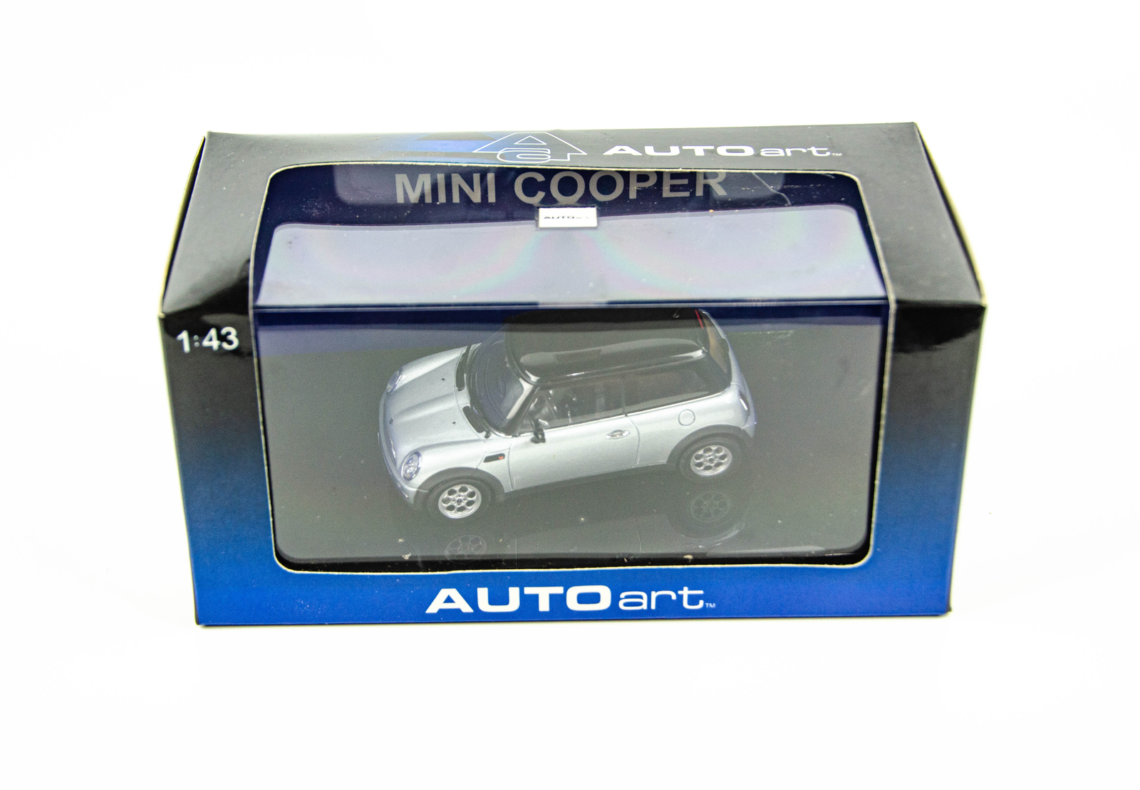 AutoArt 1/43 Mini Cooper Silver Diecast Model Car