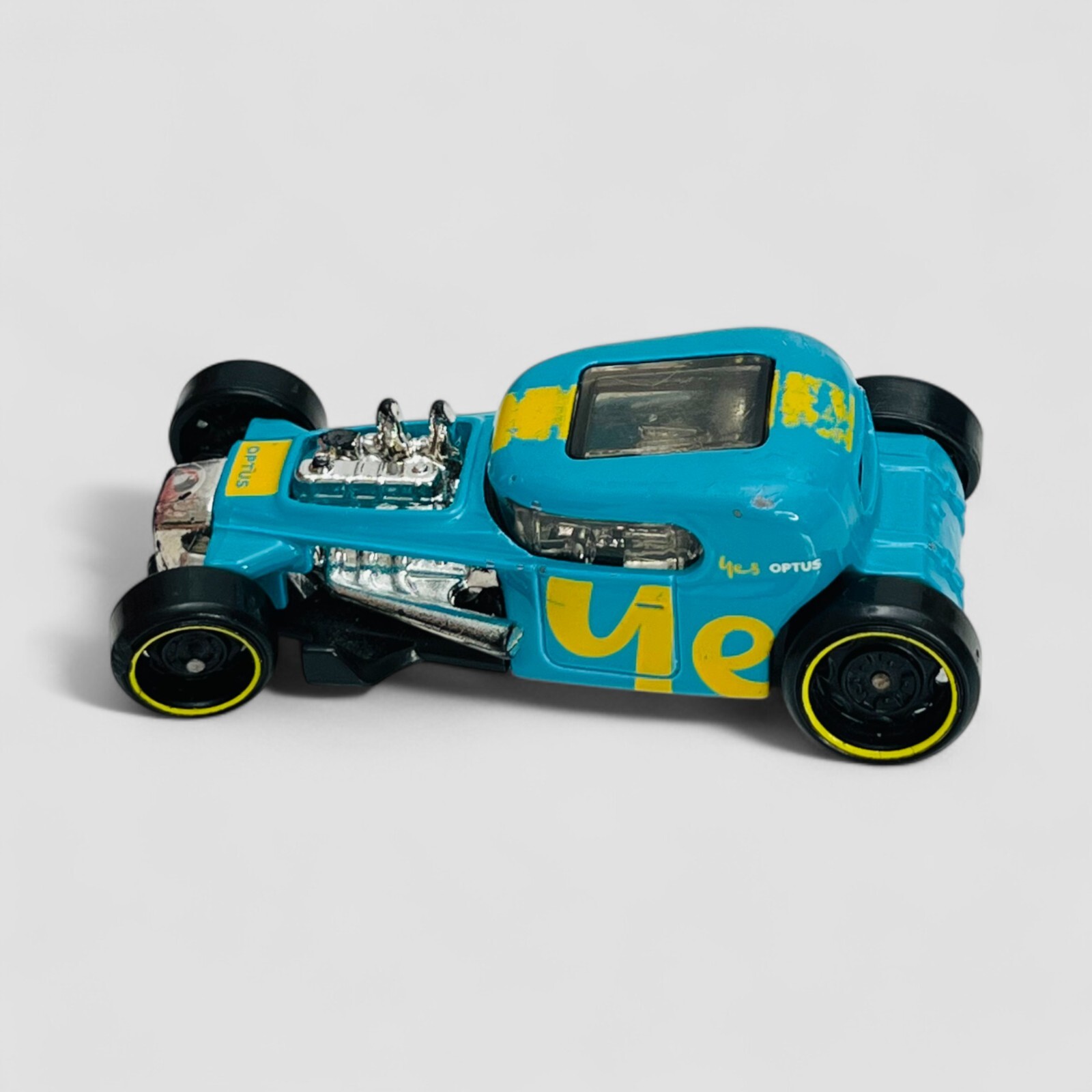 2019 Hot Wheels Yes Optus Mod Rod 1:64 Blue Yellow Diecast Car