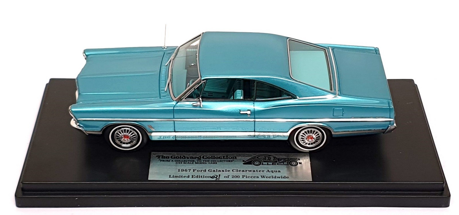 Goldvarg 1/43 Scale GC-079A – 1967 Ford Galaxie – Clearwater Aqua