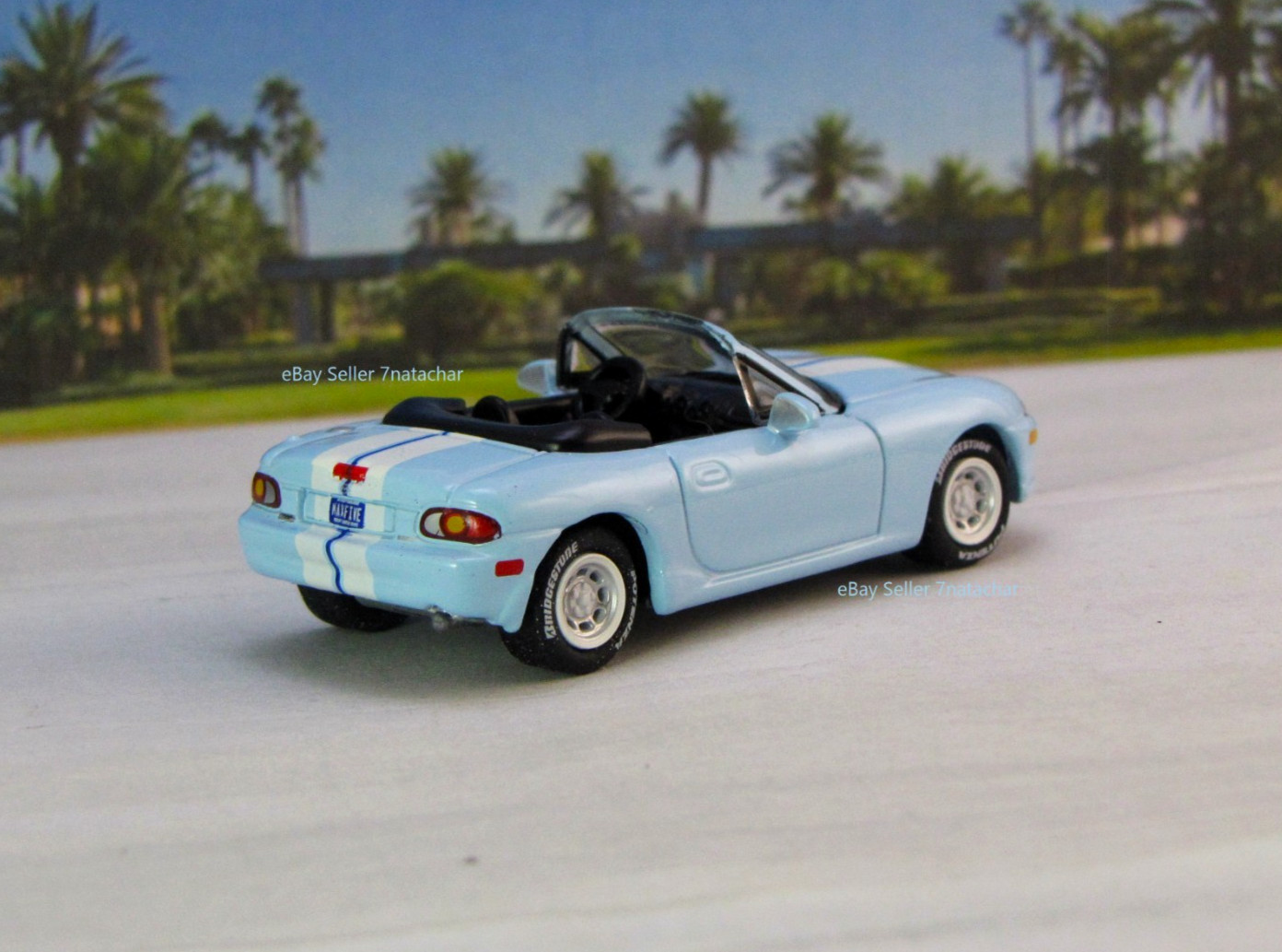 1998-2005 Mazda Miata Roadster Speed Model Blue 1/64 Scale Limited Edit I