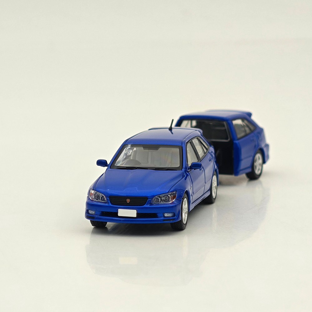 MORTAL 1:64 Scale Gita Elixir Trailer Set Diecast Car Models Blue