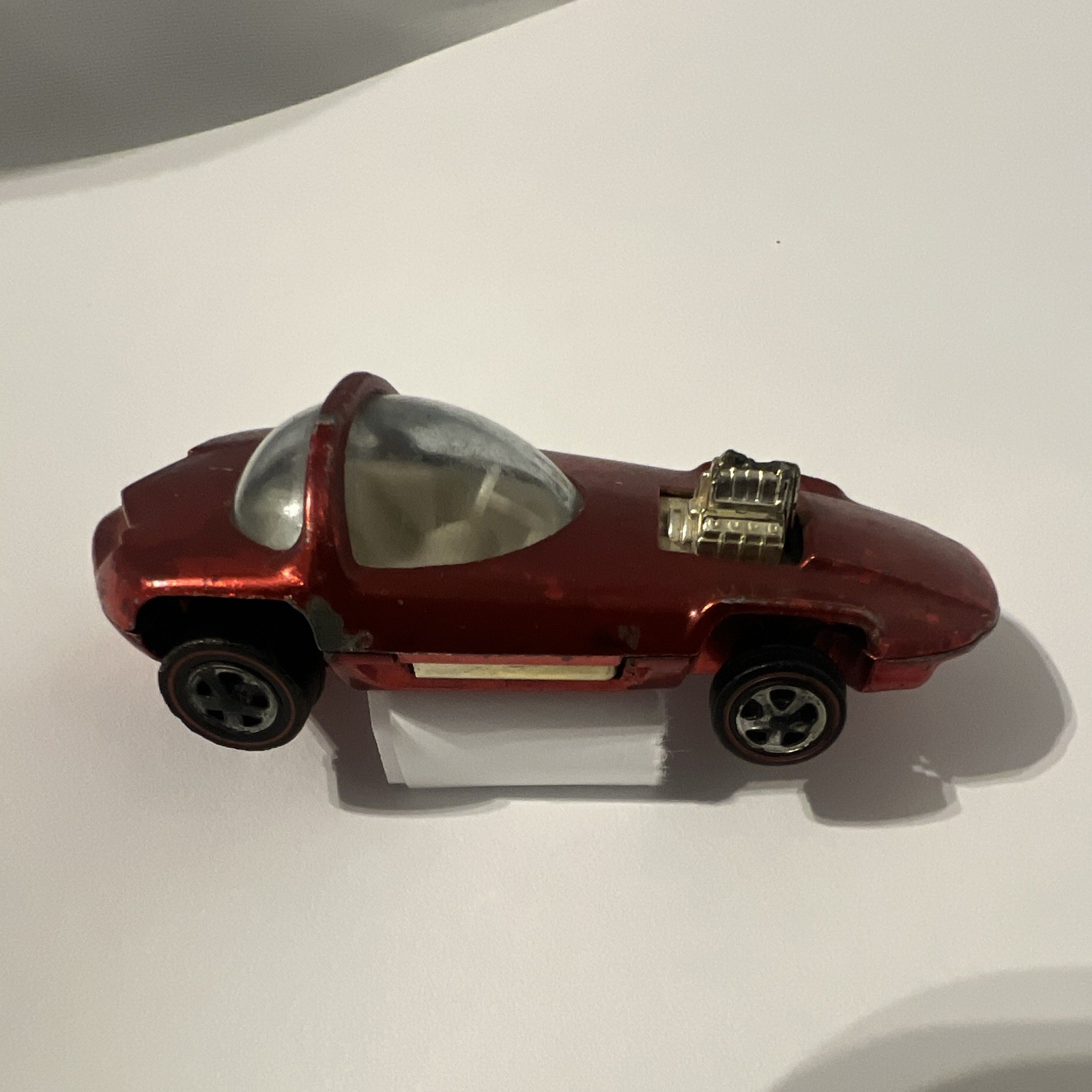 Hot Wheels Redlines Silhouette 1968 Red Diecast Car 1:64 Vintage