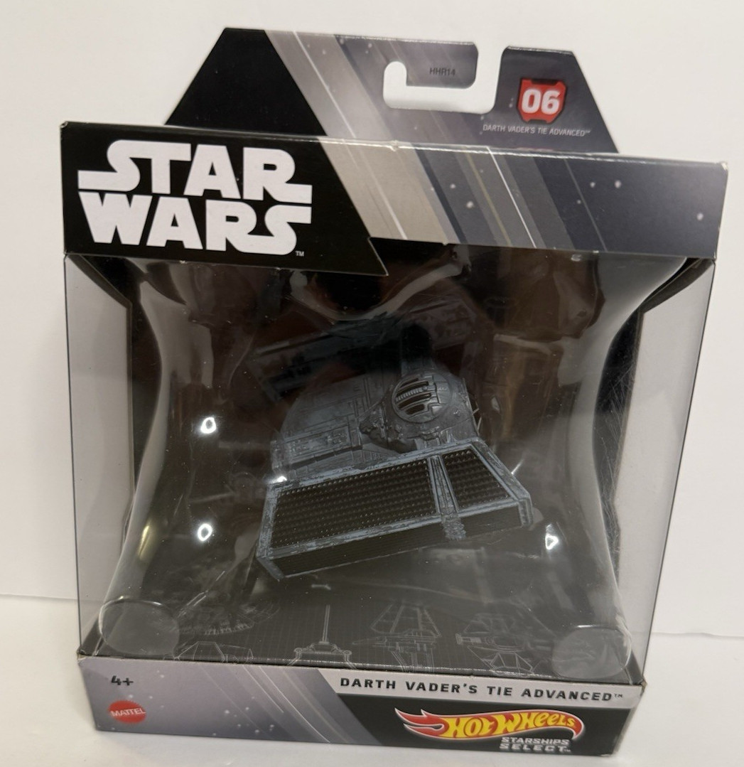 Lot of 3 Star Wars Starships Select Vader Tie Advanced Tie Fighter Interceptor