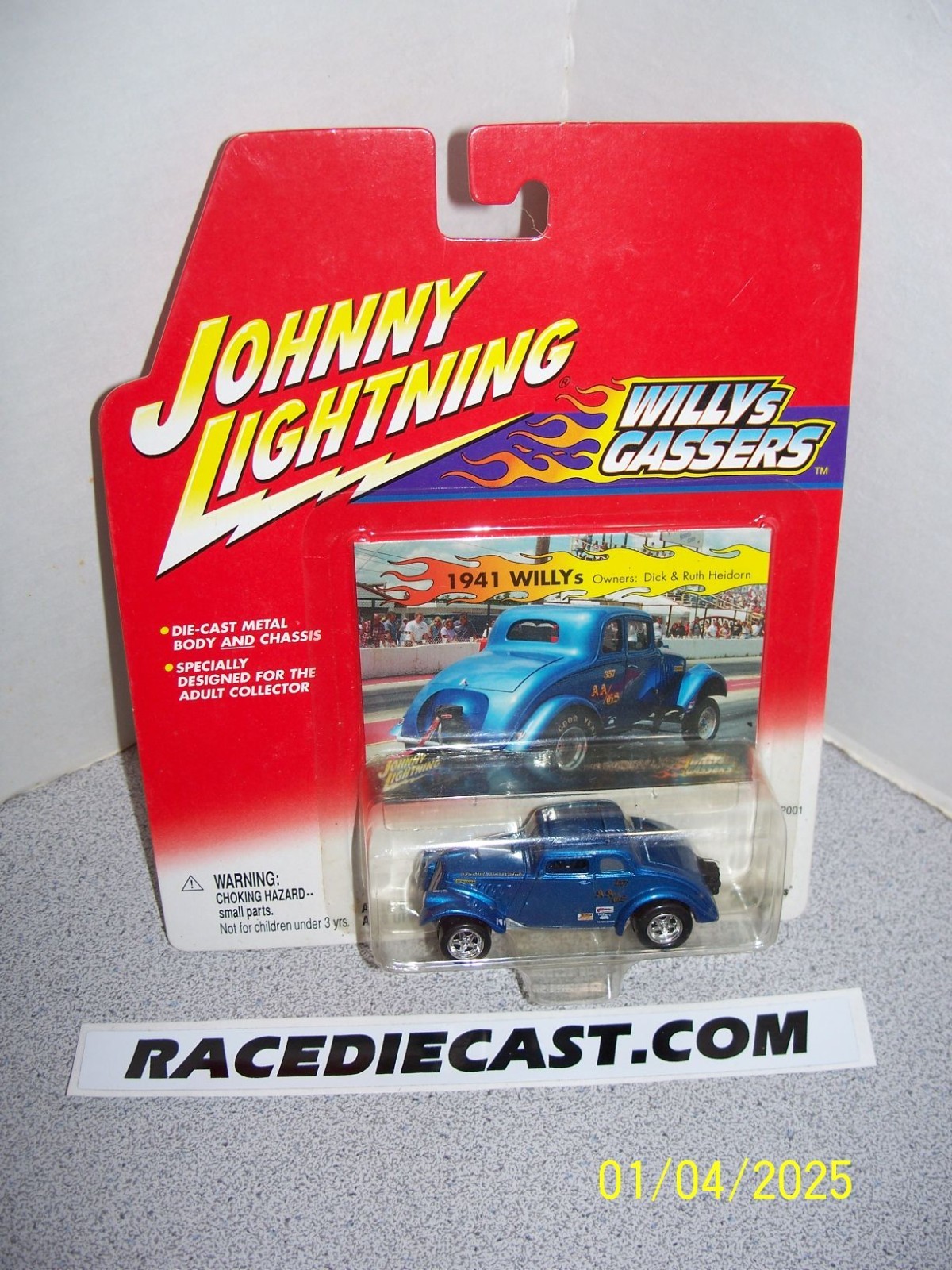 DICK & RUTH HEIDRON 1/64 NHRA 1933 WILLY’S GASSER JOHNNY LIGHTNING