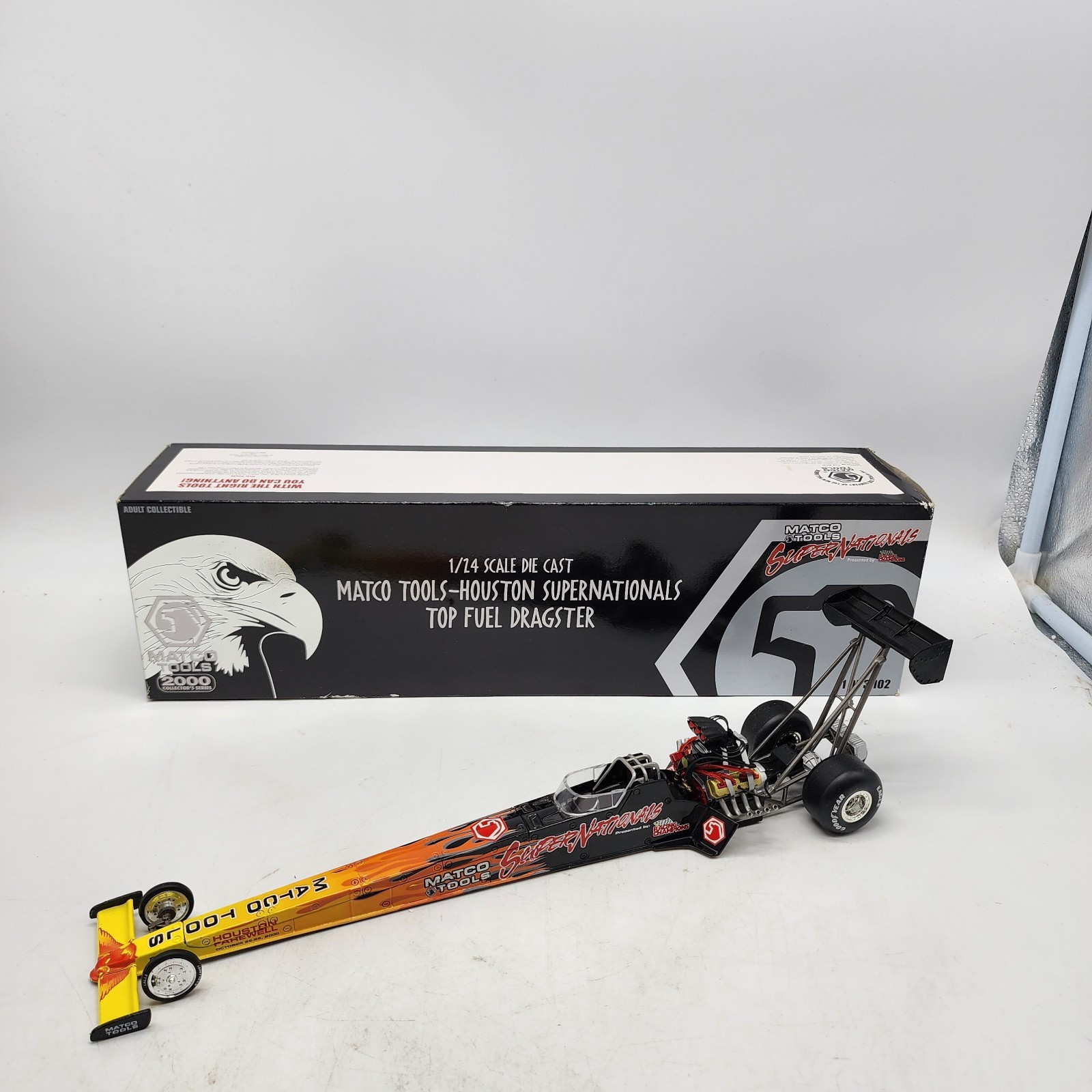 41D 2000 Matco Tools Houston Super Nationals ED. 1:24 TOP FUEL DRAGSTER W Box