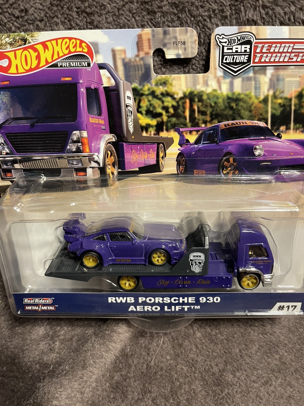 Hot Wheels Team Transport – RWB PORSCHE 930 AERO LIFT #17 1/64 2019 – PURPLE