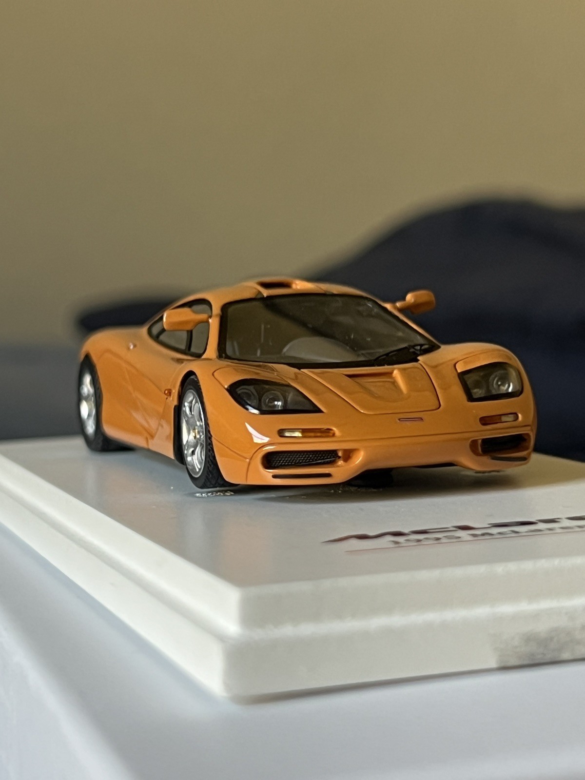 TSM 1:43 McLaren F1 High Mirrors Papaya Orange Diecast Model (TSM134326) RARE