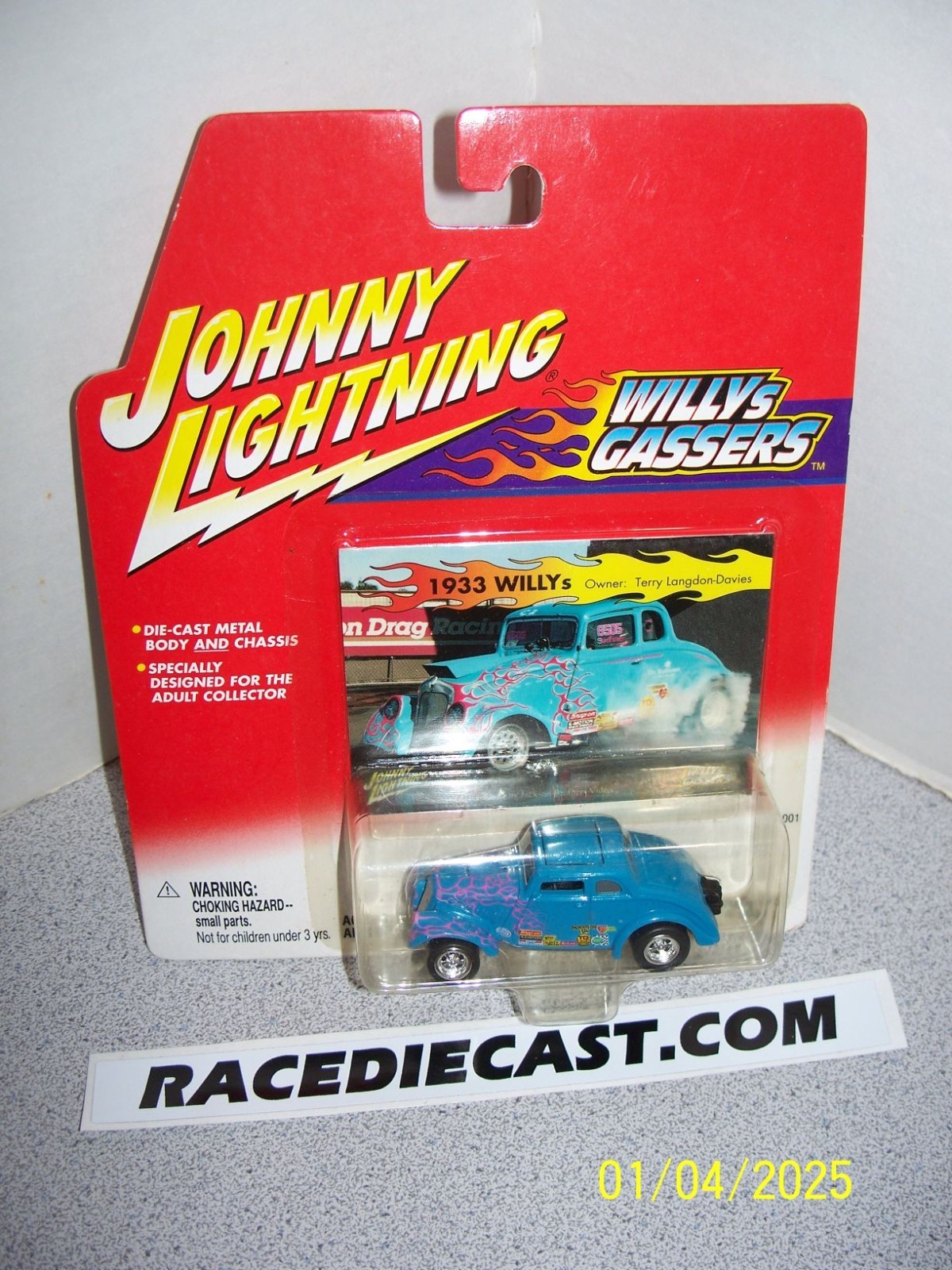 TERRY LANGDON-DAVIES 1/64 NHRA 1933 WILLY’S GASSER JOHNNY LIGHTNING