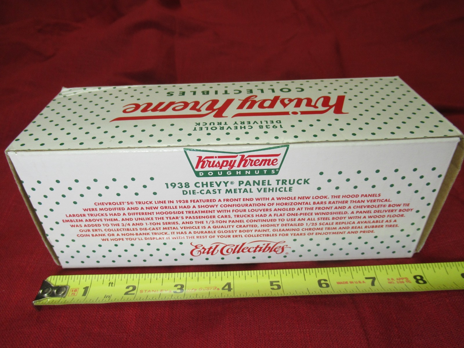 1938 CHEVROLET Krispy Kreme Delivery Panel Truck! NEW in Box!!