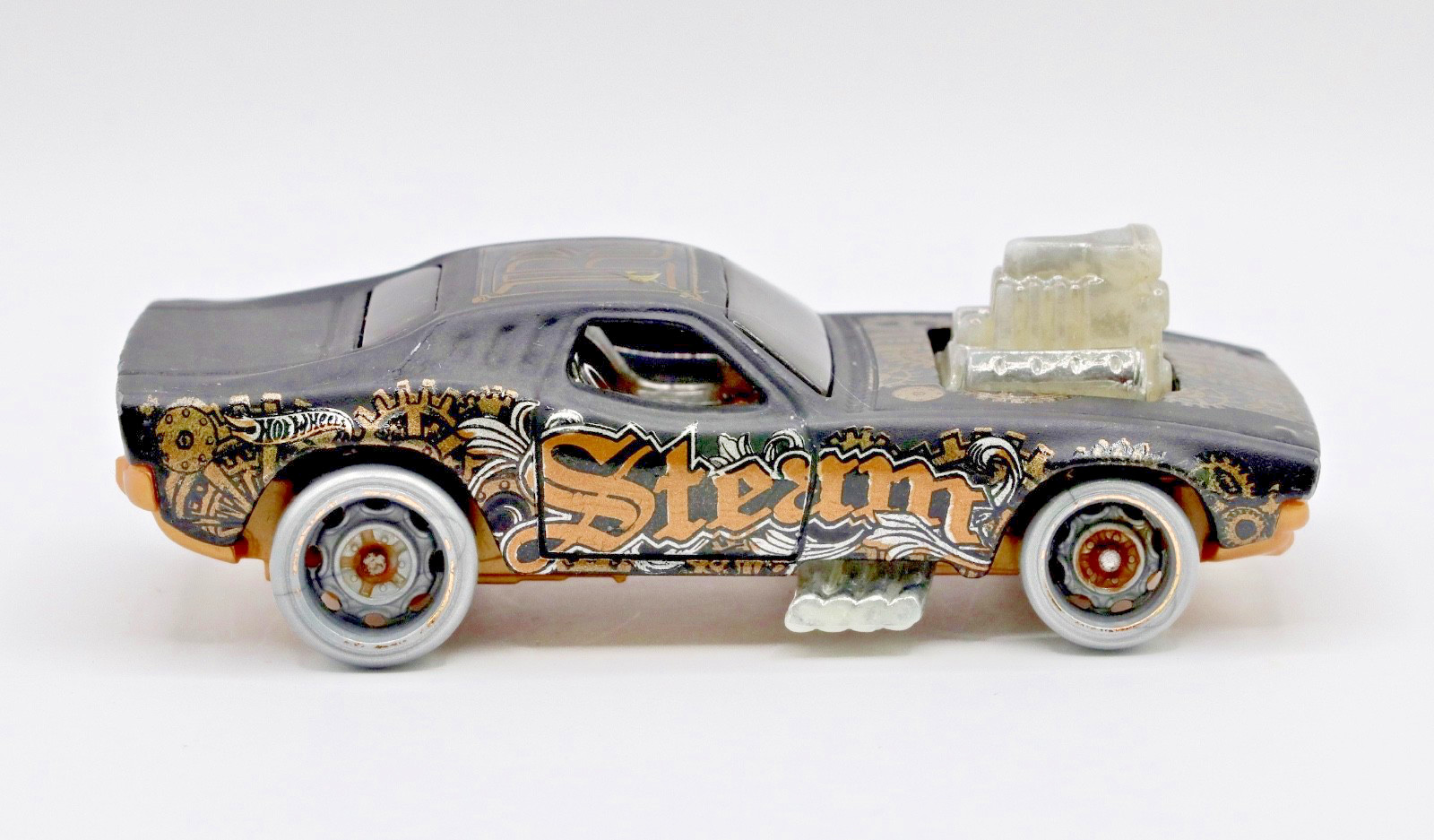 2020 Hot Wheels Art Cars ~ 1970 RODGER DODGER ~ Steampunk Black Gold Diecast