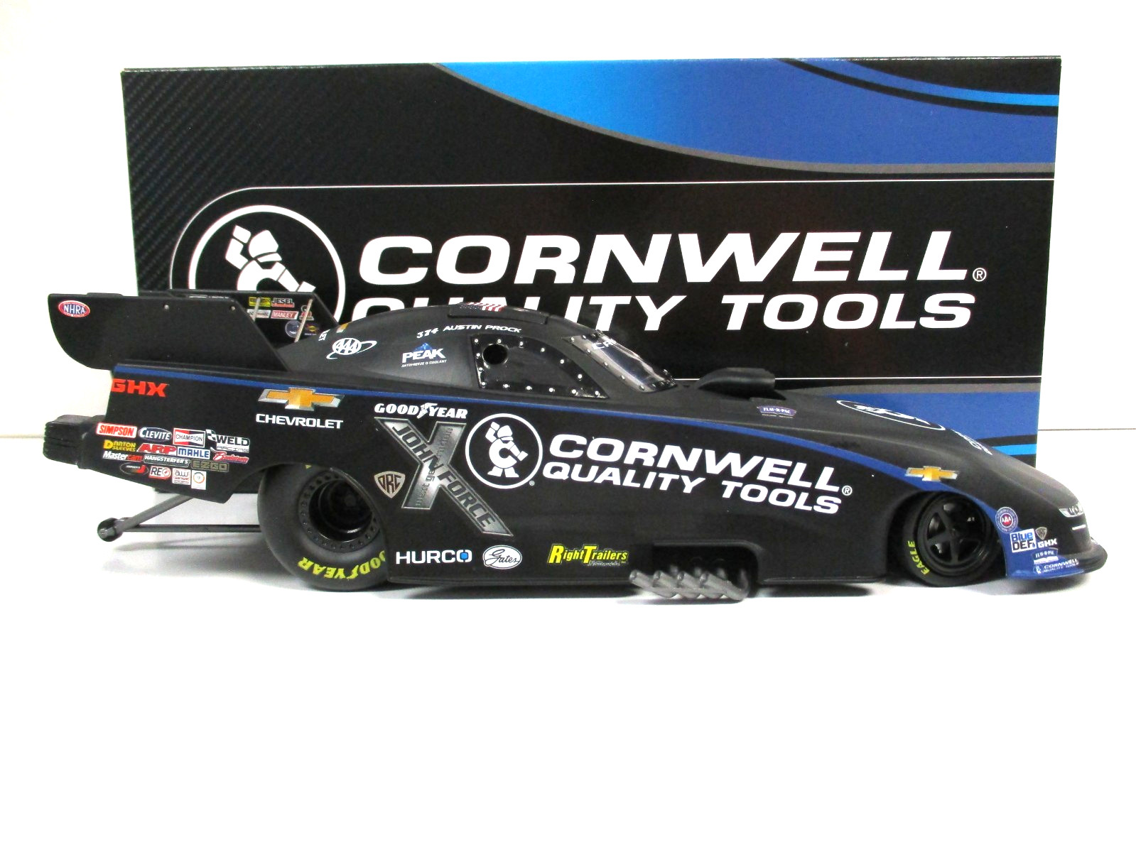 RC2 AUTO WORLD – CORNWELL AUSTIN PROCK 2024 CHEVROLET CAMARO FUNNY CAR – 1/24