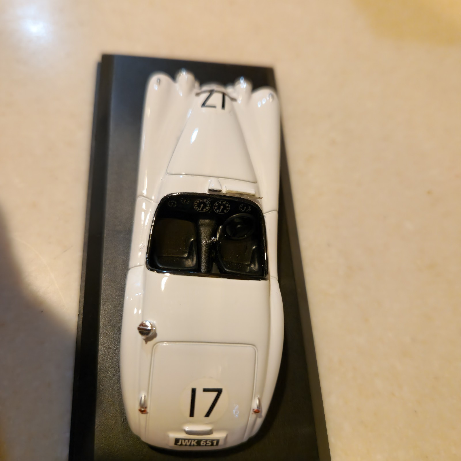1:43 Top Model Collection 1950 Jaguar XK 120, Le Mans 1950 #17 White