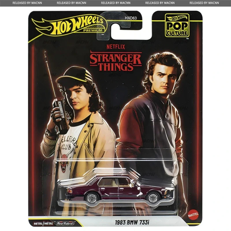 Hot Wheels Premium 2025 Pop Culture Stranger Things 1983 BMW 733i Diecast Car