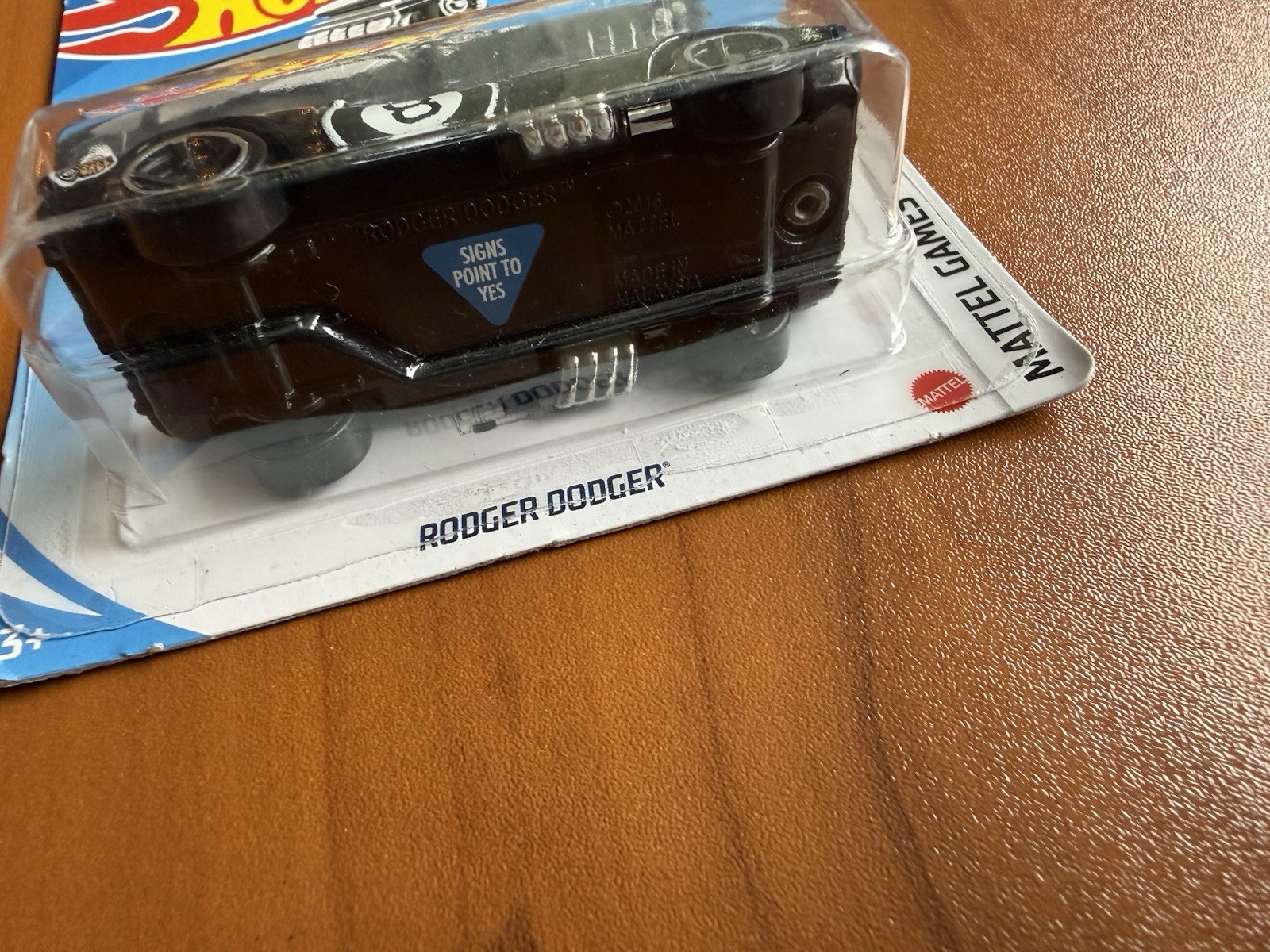 Hot Wheels Mattel Games Magic 8 Ball Rodger Dodger “Signs Point To Yes” Variant
