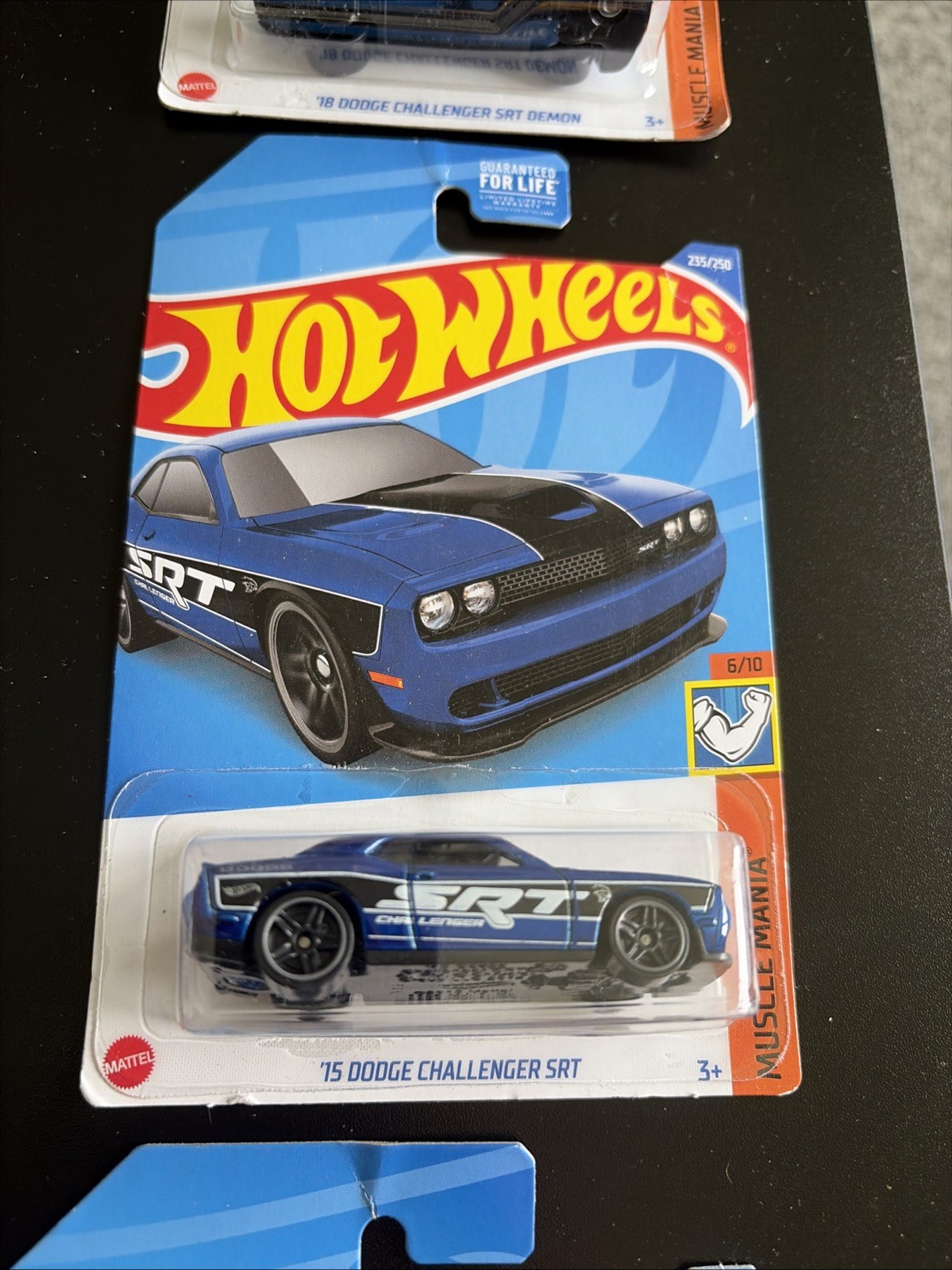 Hot Wheels Dodge Challenger SRT Blue Black 1:64 Muscle Mania Diecast Car Lot 6