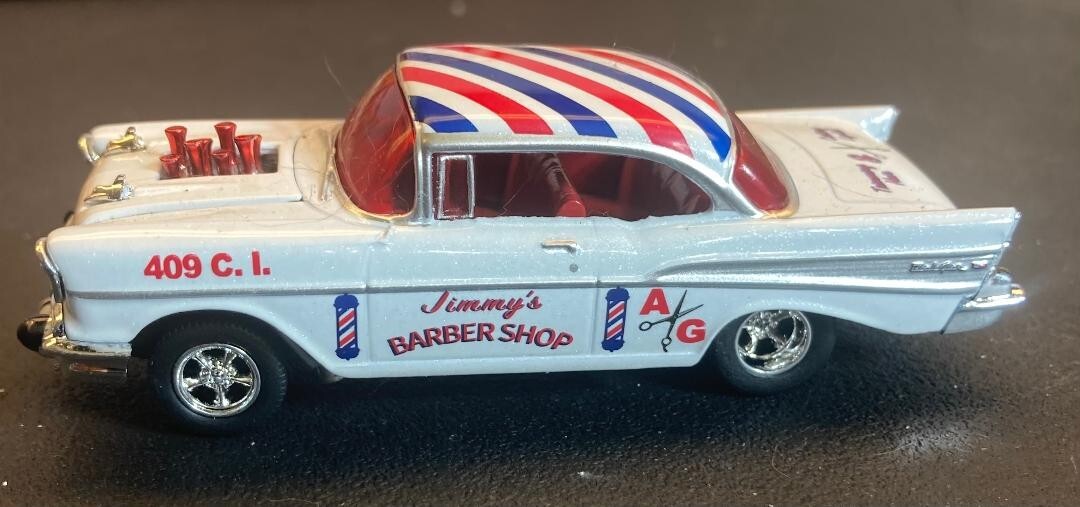 1957 CHEVROLET BELAIR A/G INJECTED 409ci GASSER NHRA DRAG STRIP RACING MIP