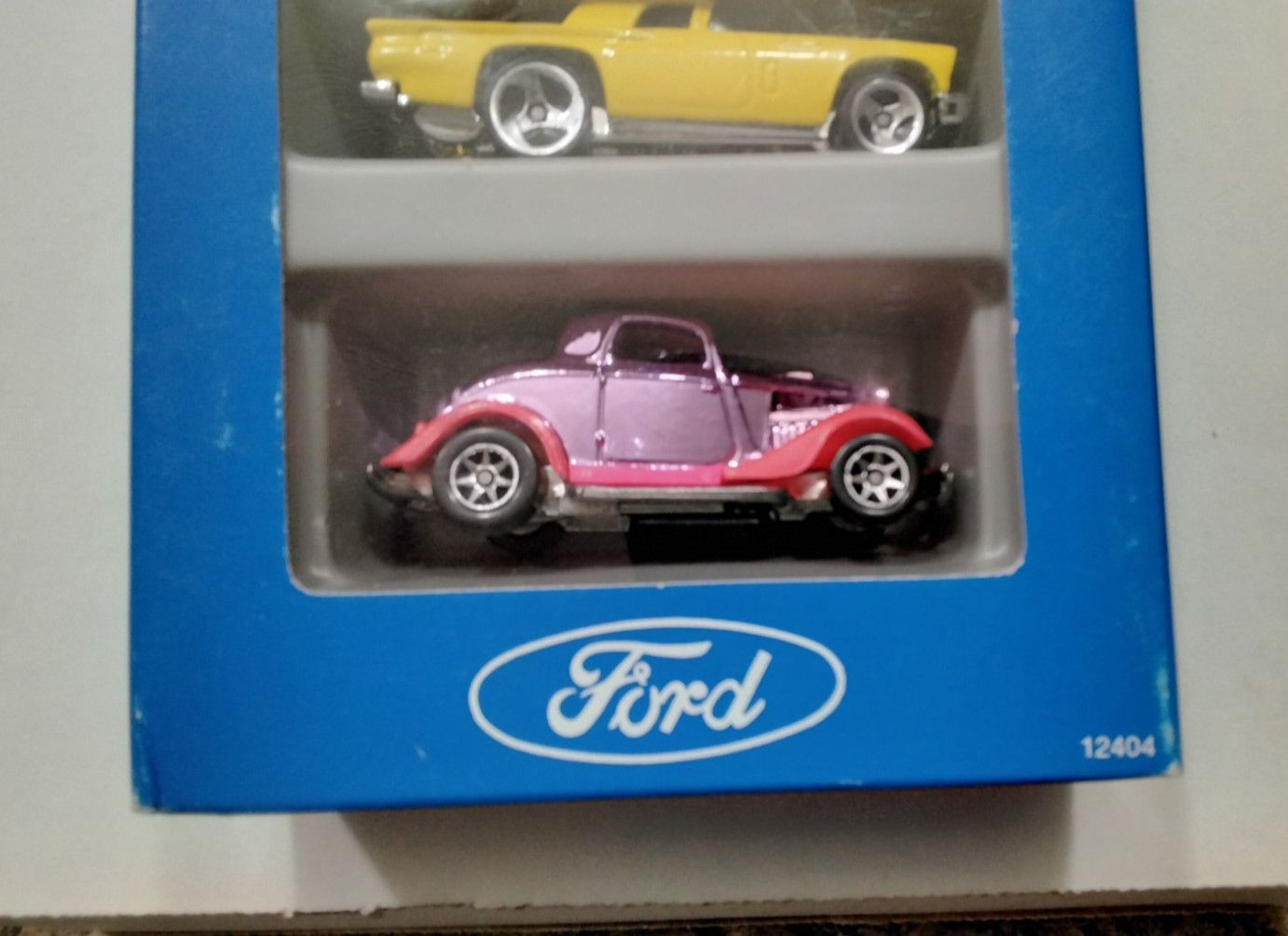 Hot Wheels Ford 5 Pack With Rare 3 Window 34 Ford Coupe Pink Chrome