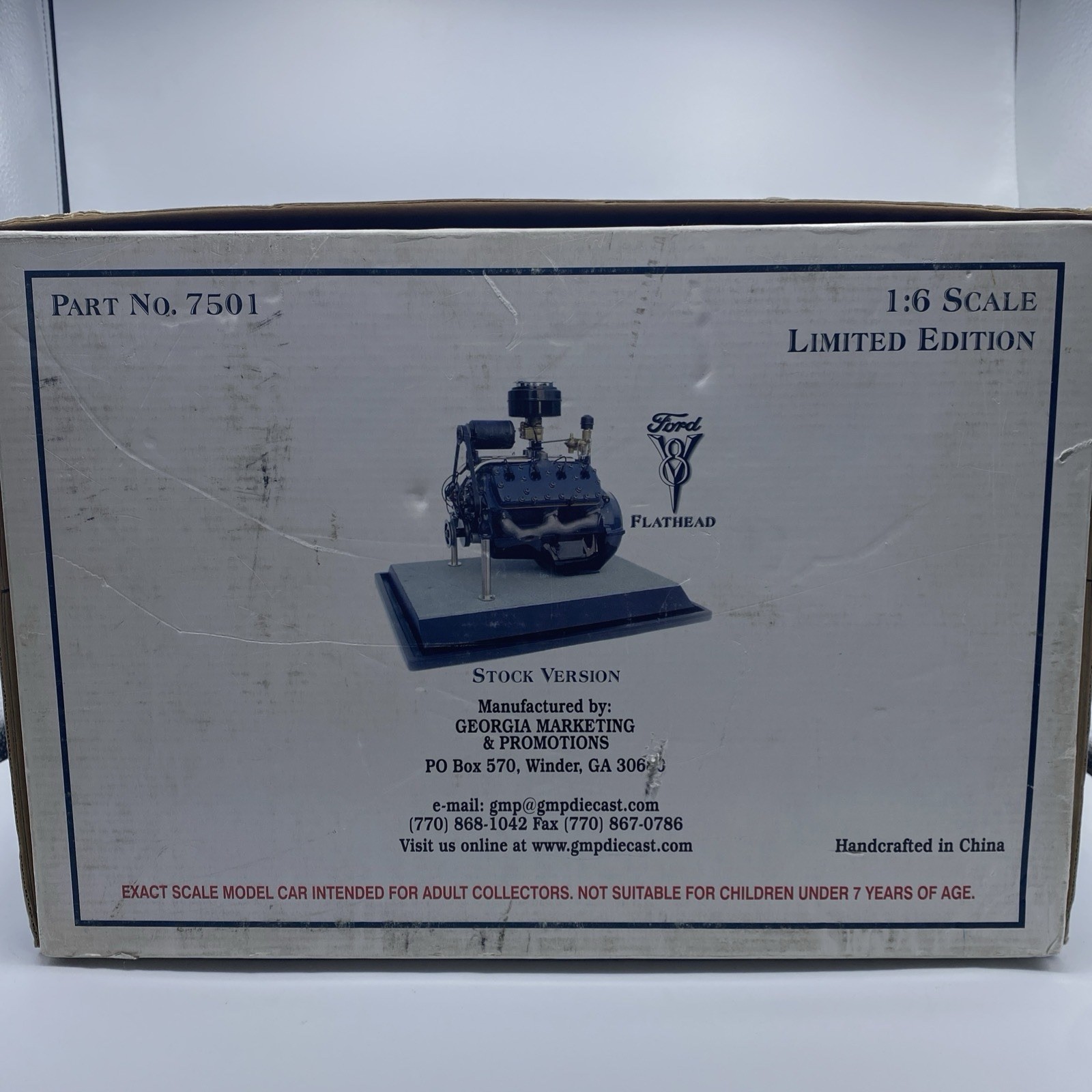 GMP Ford Flathead V8 Engine 1:6 Scale Lumited Edition Part No.7501