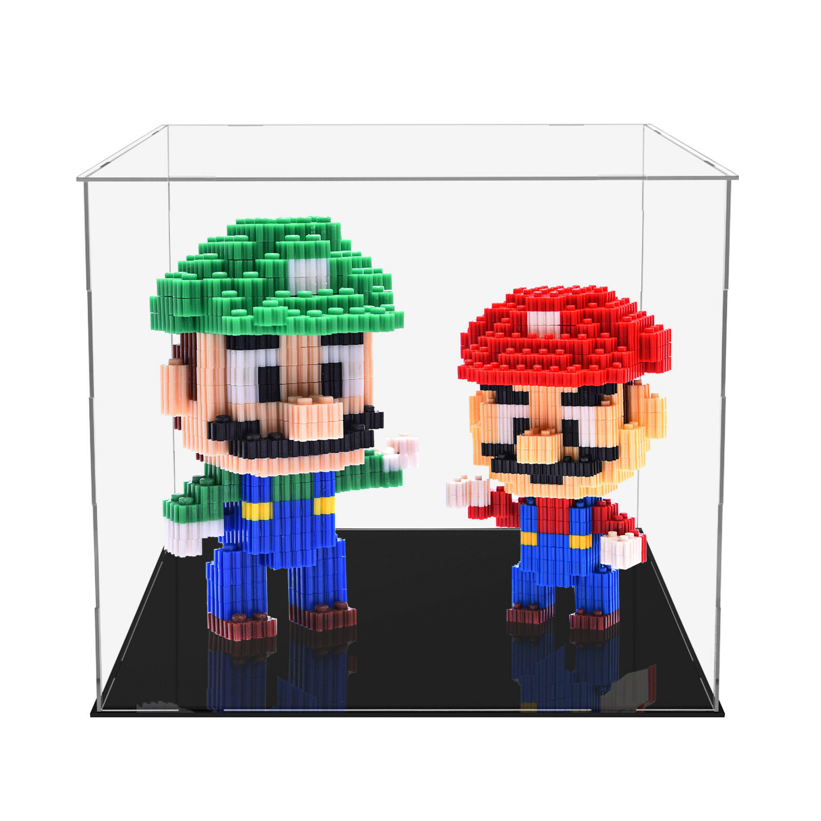 Acrylic Display Case Clear Plastic Box Dustproof Protection Showcase Stand