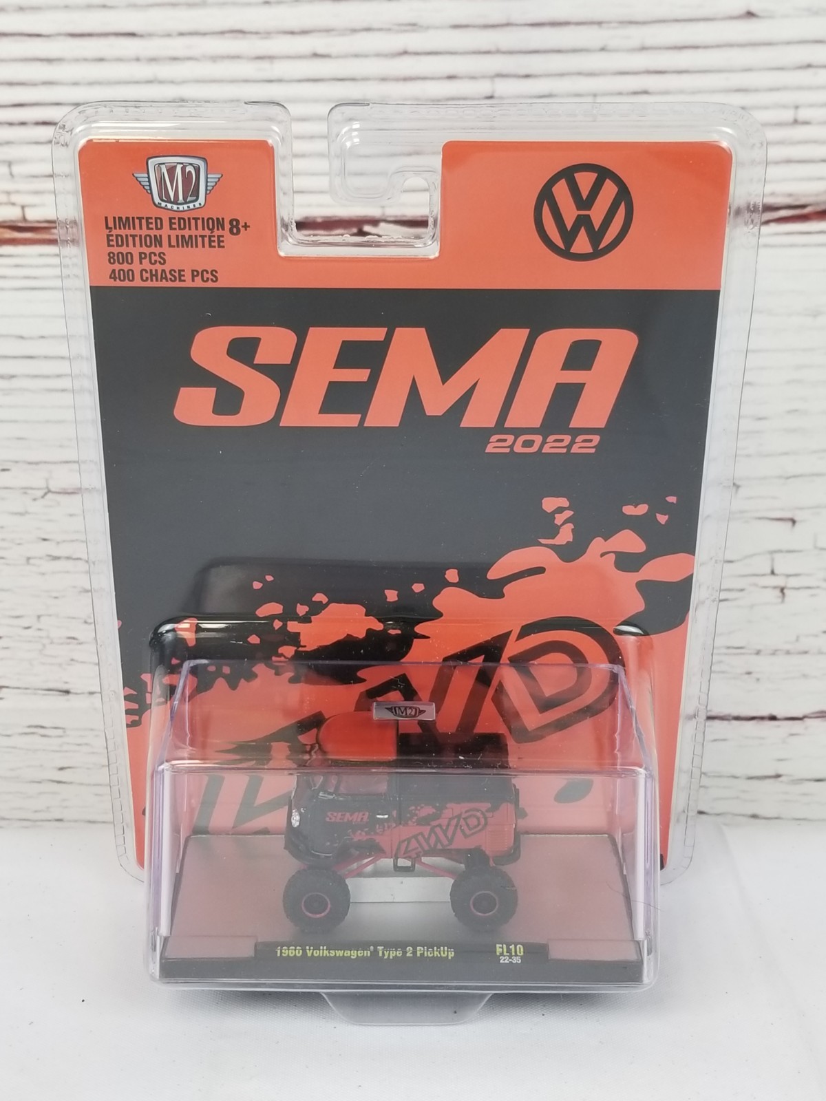 M2 Machines 2022 SEMA 1960 Volkswagen Type 2 Pickup Limited Edition FL10 VW