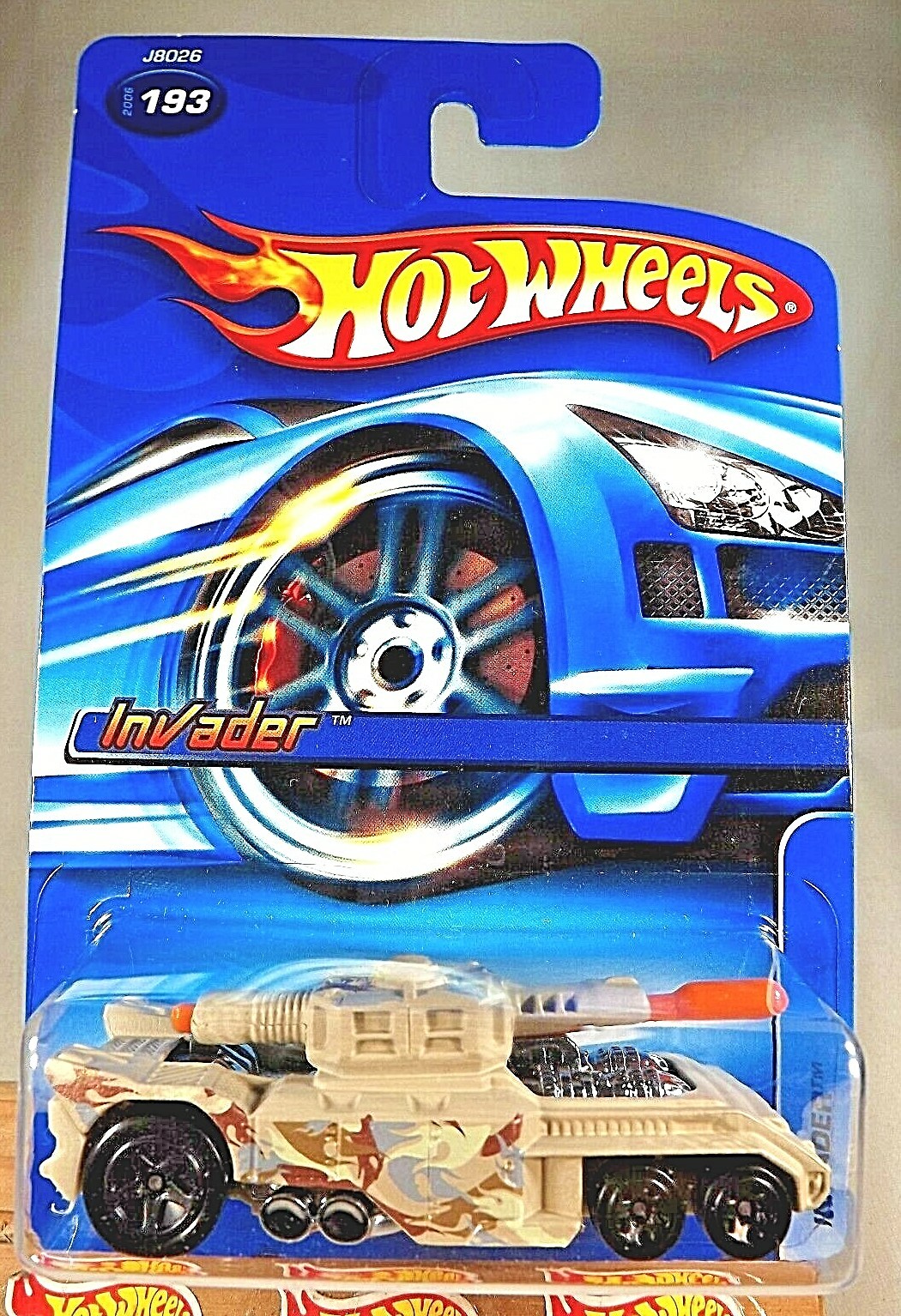 2006 Hot Wheels Mainline/Collector #193 INVADER Tan Variant w/Black 5 Sp Wheels