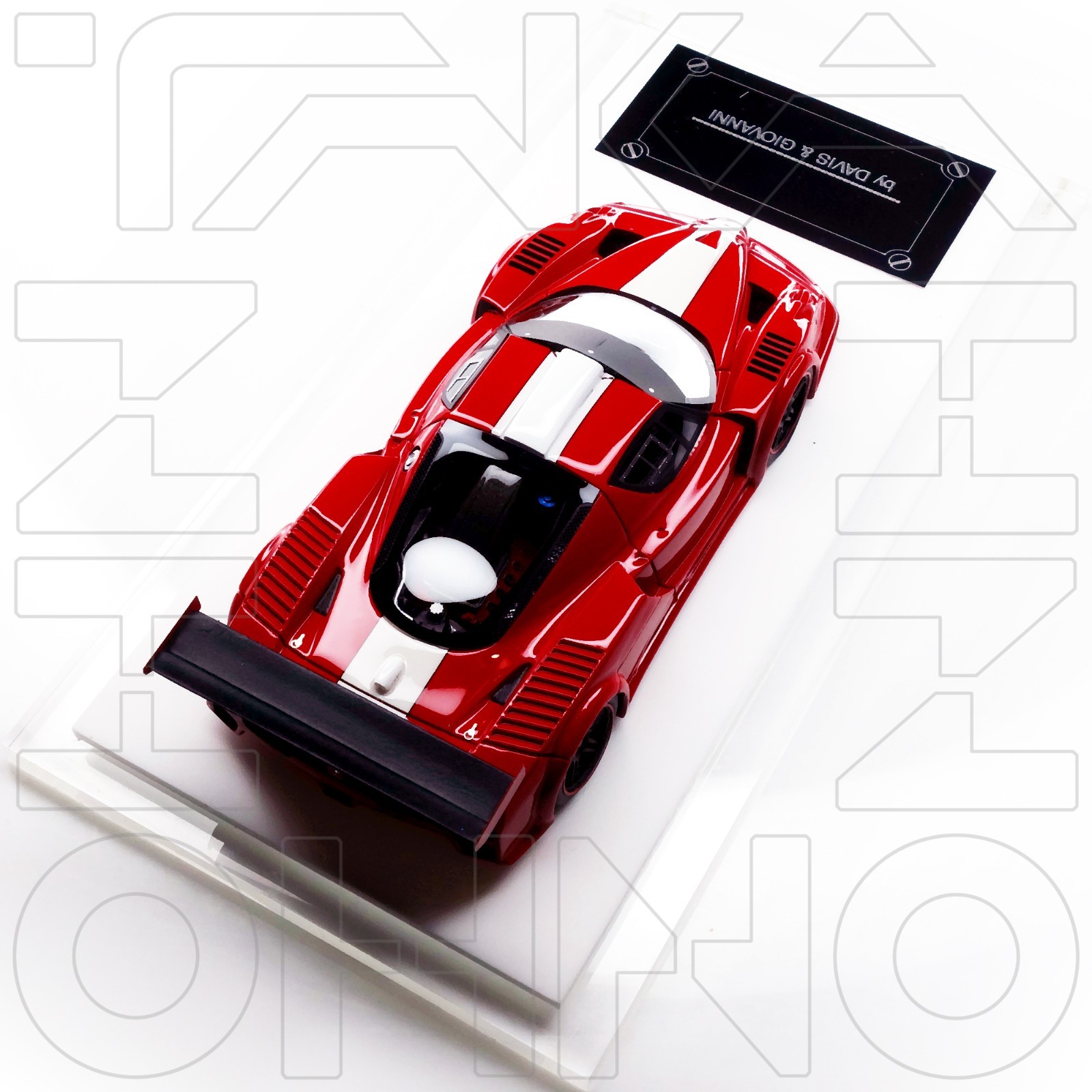 Ferrari FXX GT Concept DAVIS & GIOVANNI 1:43 Rosso Corsa Red enzo limited 200pcs