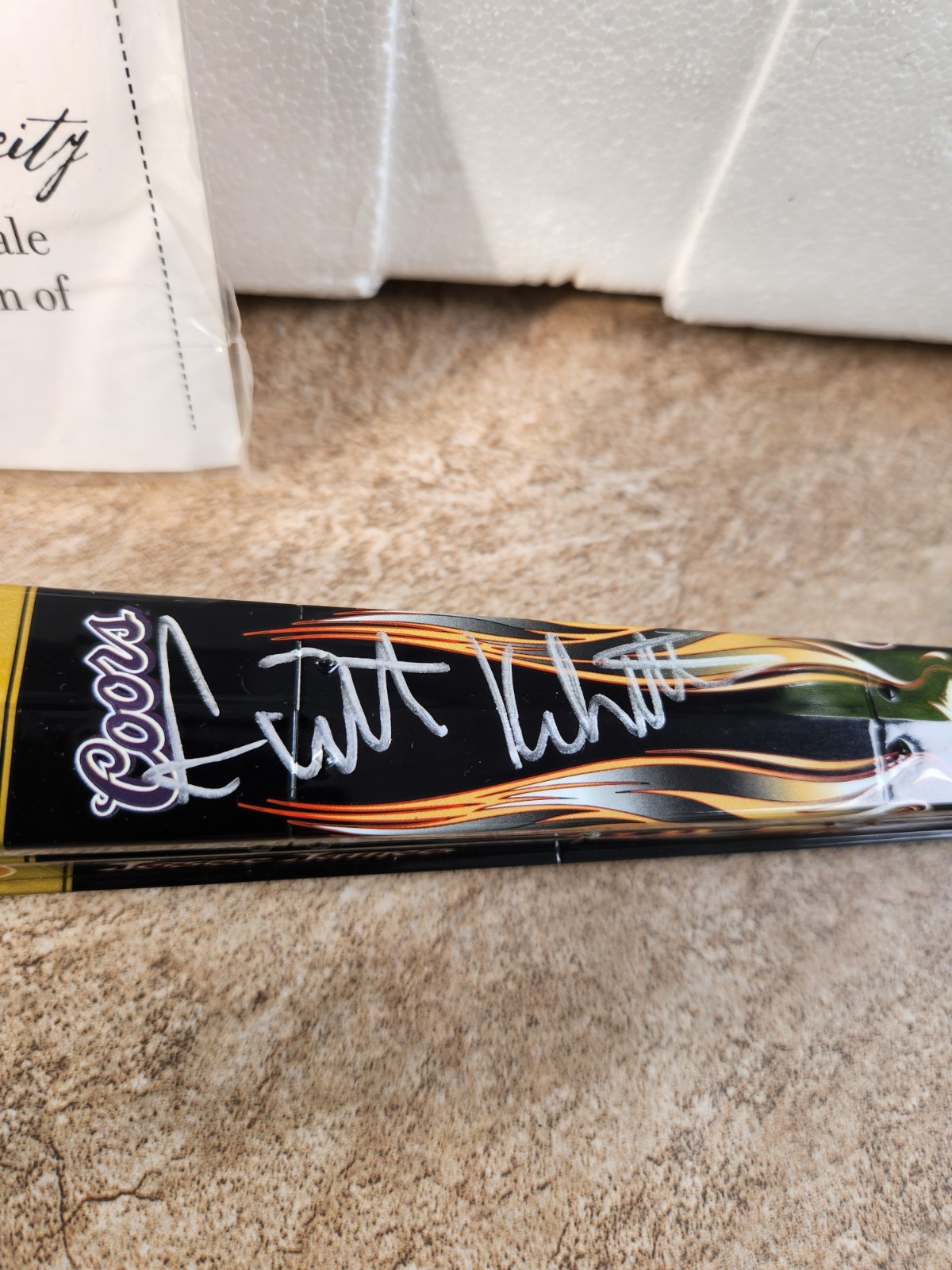 Scott Kalitta Signed 2005 Coors Bandit Jesse James Top Fuel Dragster 1:16 COA