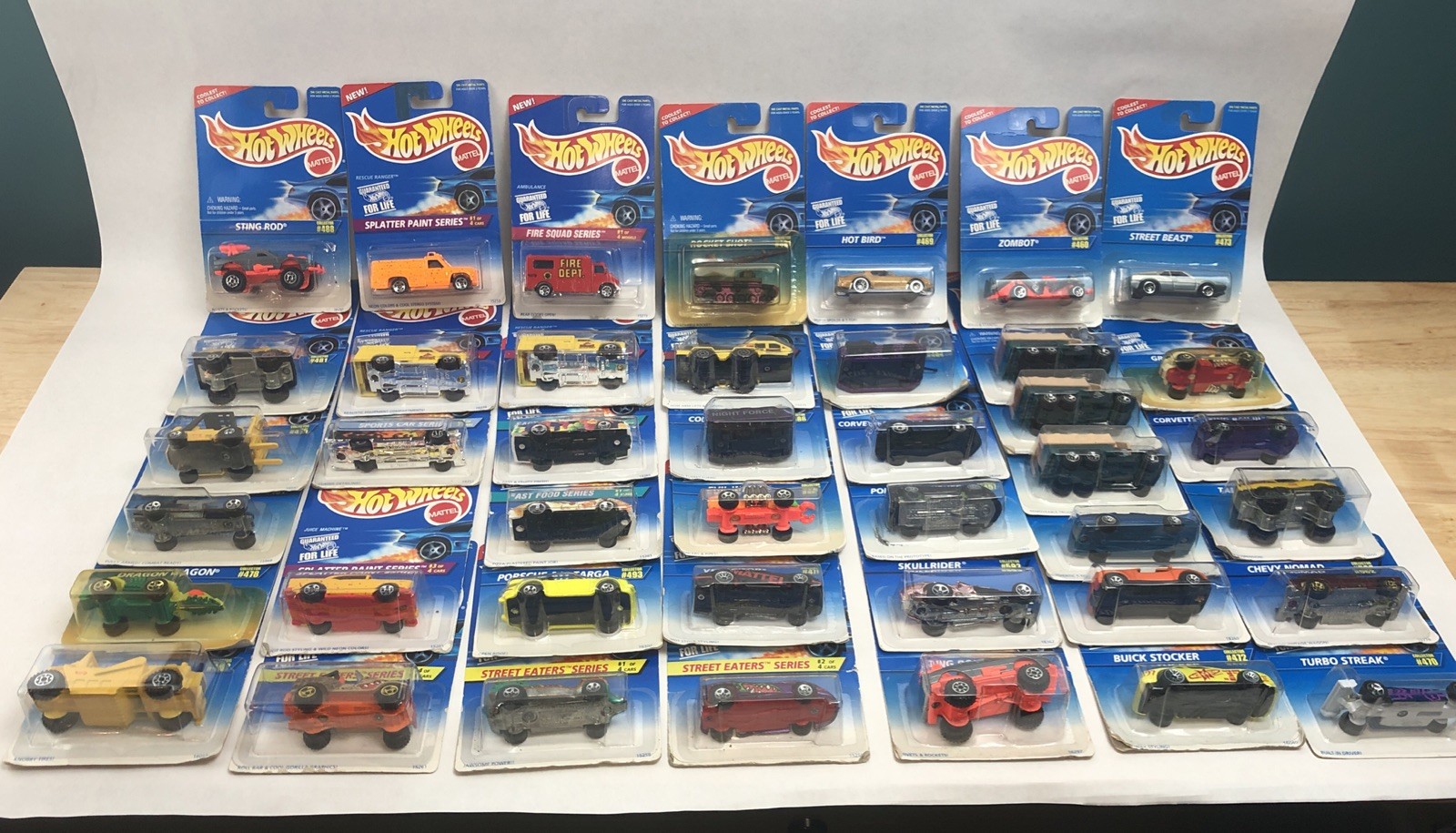 Vintage Hot Wheels Lot-42 New Sealed! All From 1995. Many Special Editions.