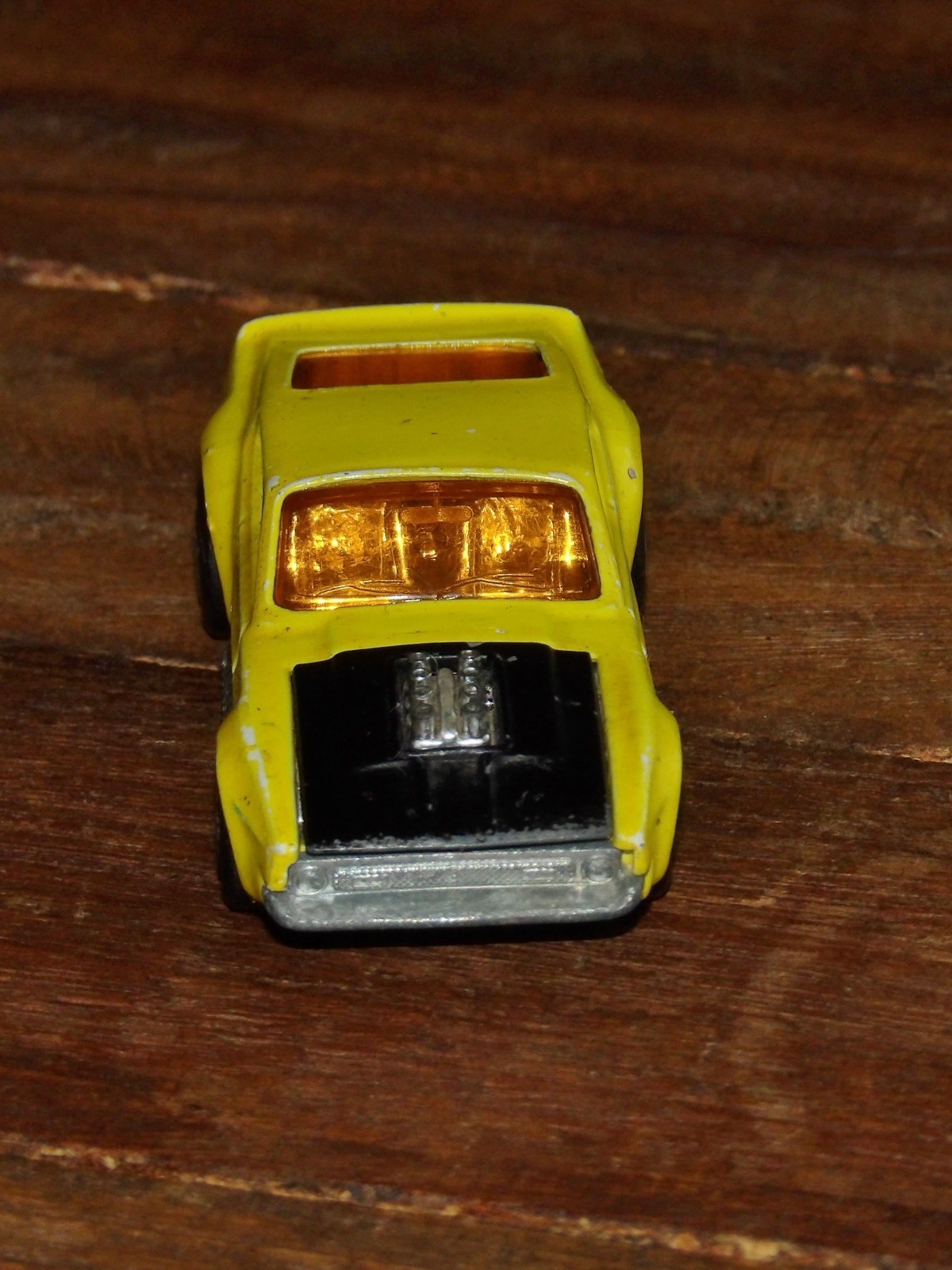 VTG 1972 MATCHBOX Lesney Superfast FORD BOSS MUSTANG Diecast No 44 Black Hood