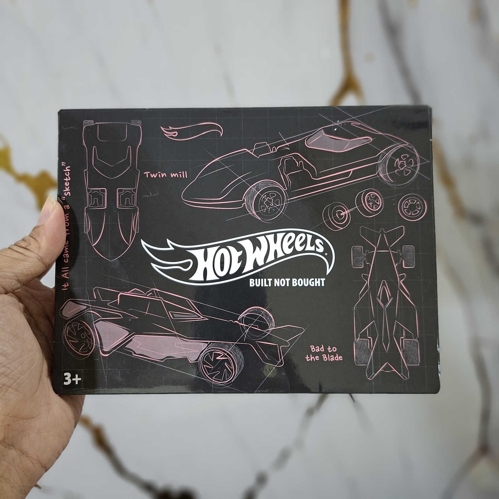 Hot Wheels PTMI INDONESIA Employee Gift Twin Mill + Bad To The Blade real riders