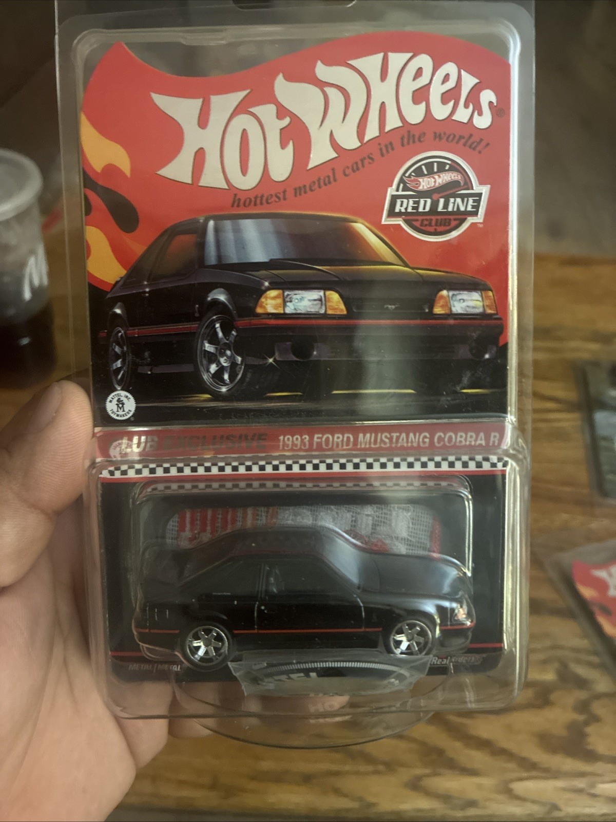 2023 Hot Wheels RLC Membership Car 1993 Ford Mustang Cobra R Black