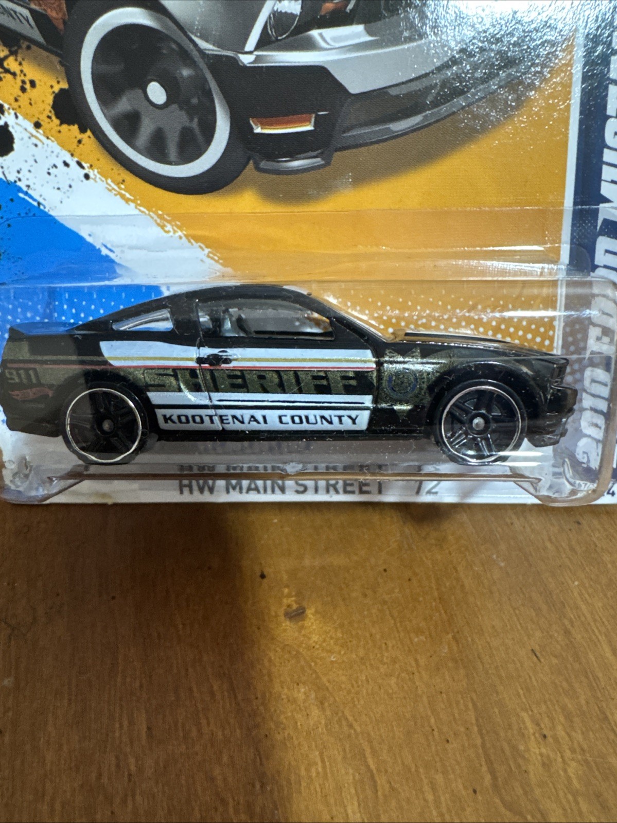 Hotwheels 2010 Ford Mustang GT Sheriff Car Main Street ‘12 Read Description