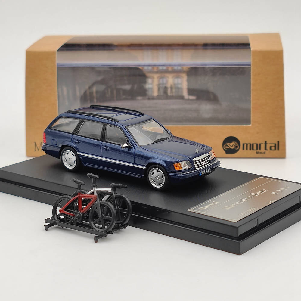 1/64 Mortal Mercedes-Benz S124 Travel Edition Diecast Toy Models Collection Gift