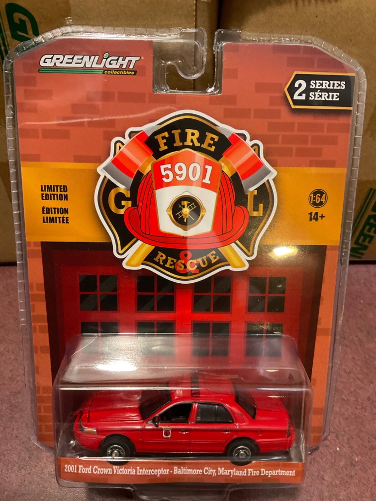 Greenlight Fire & Rescue Ford Crown Victoria Baltimore City Maryland Fire Dept