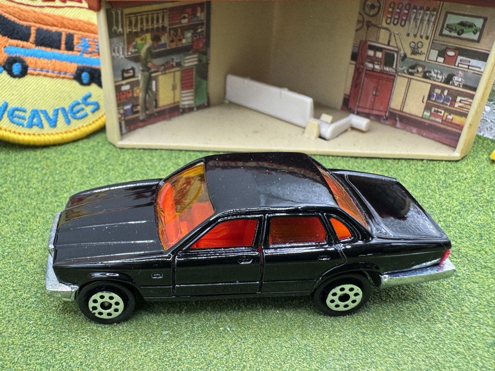 Majorette Jaguar XJ6 Dark Green Metallic No. 293 Diecast Car