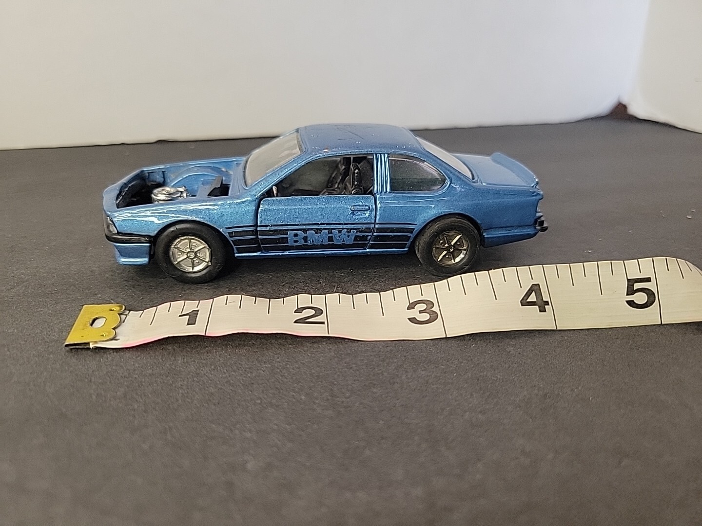 BMW 635CSi SS-907 Sunnyside Racers Vintage 1/41 Diecast Car Works With O Scale