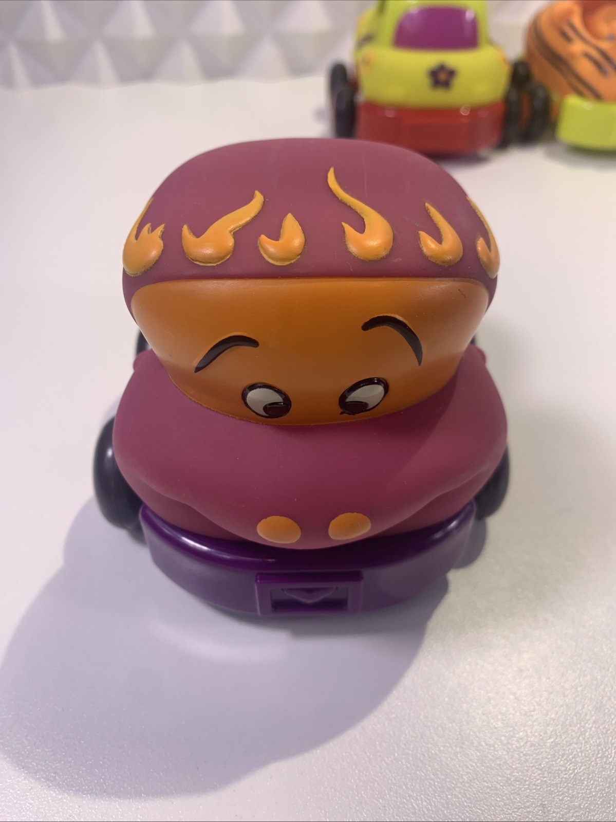 3 BATTAT Parents Pull Back and Go Cars Soft Vinyl