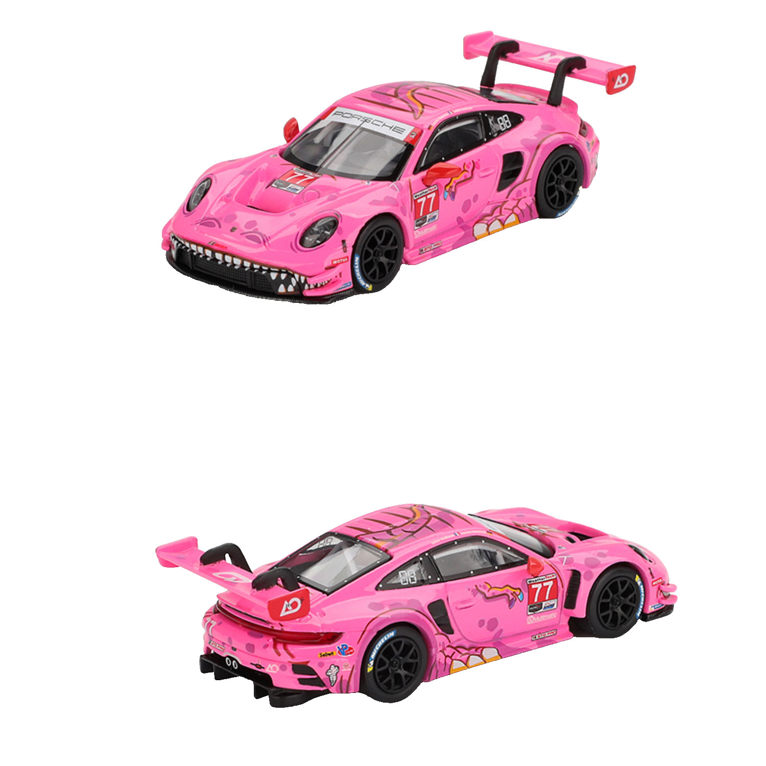 [BOX] Mini GT Porsche 911 GT3 R Roxy 1052 #77 2024 IMSA AO Racing – Sealed