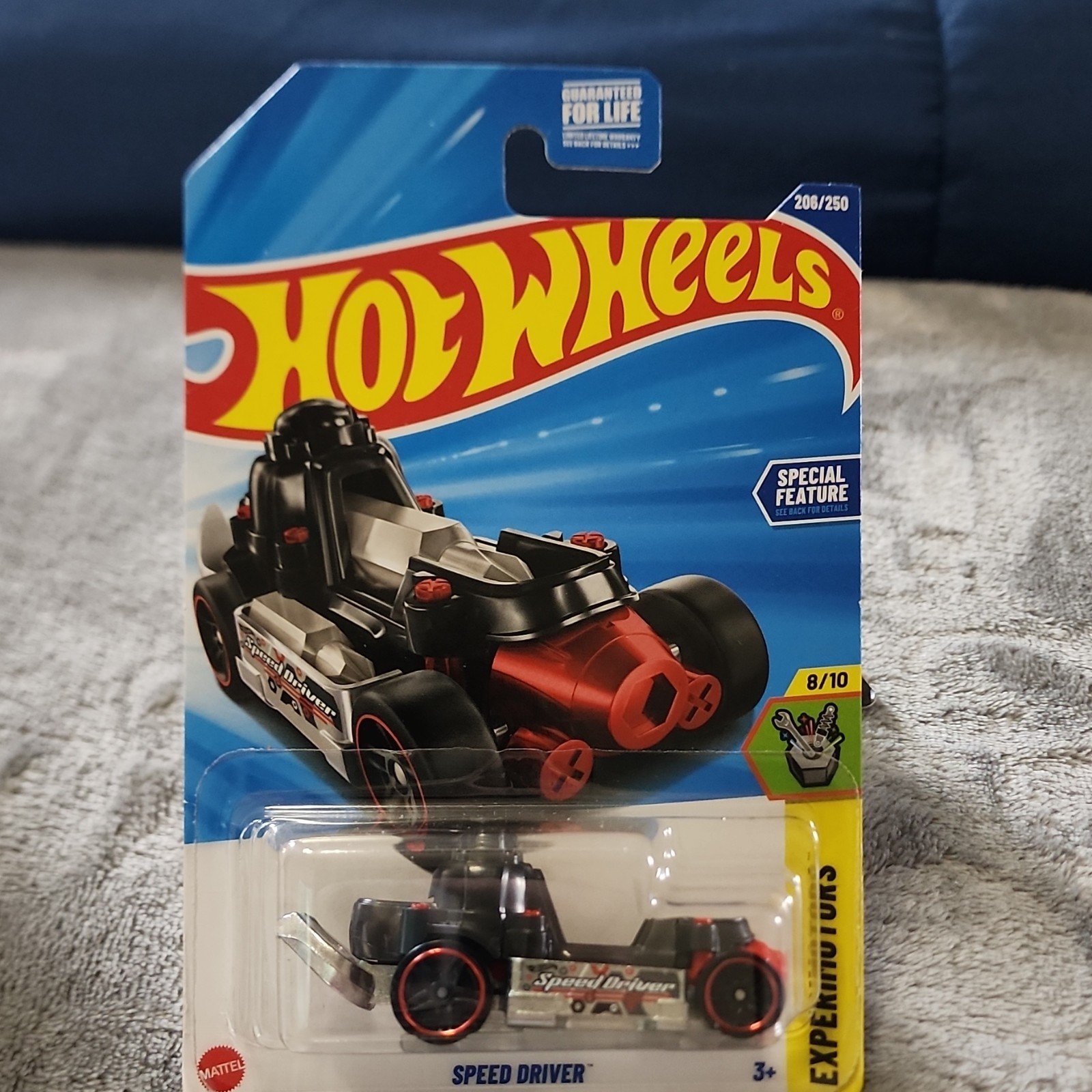 hot wheels speed driver experimotors 1:64 black red silver diecast car 2019