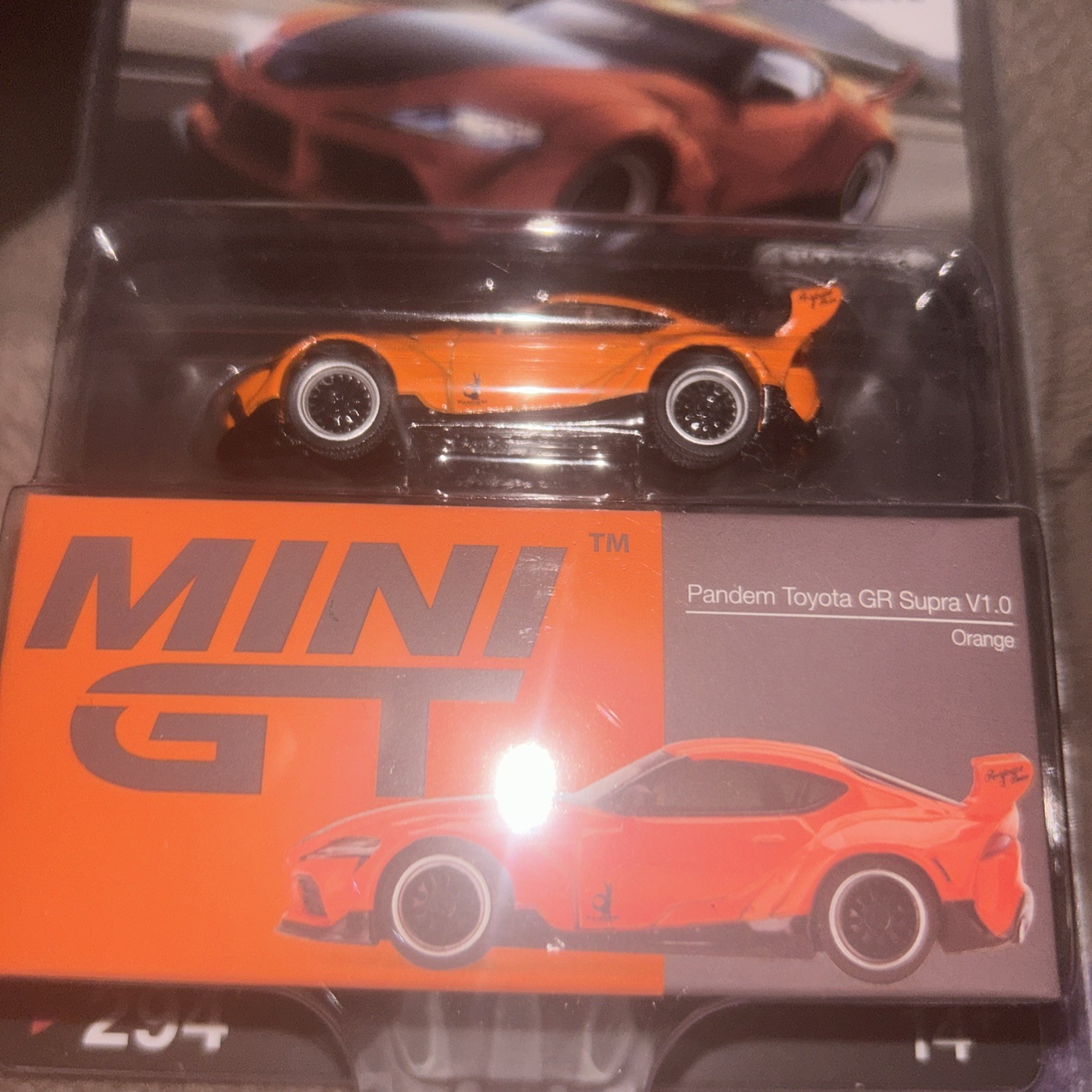 Mini GT Pandem Toyota GR Supra V1.0 Limited 294 Orange New Sealed