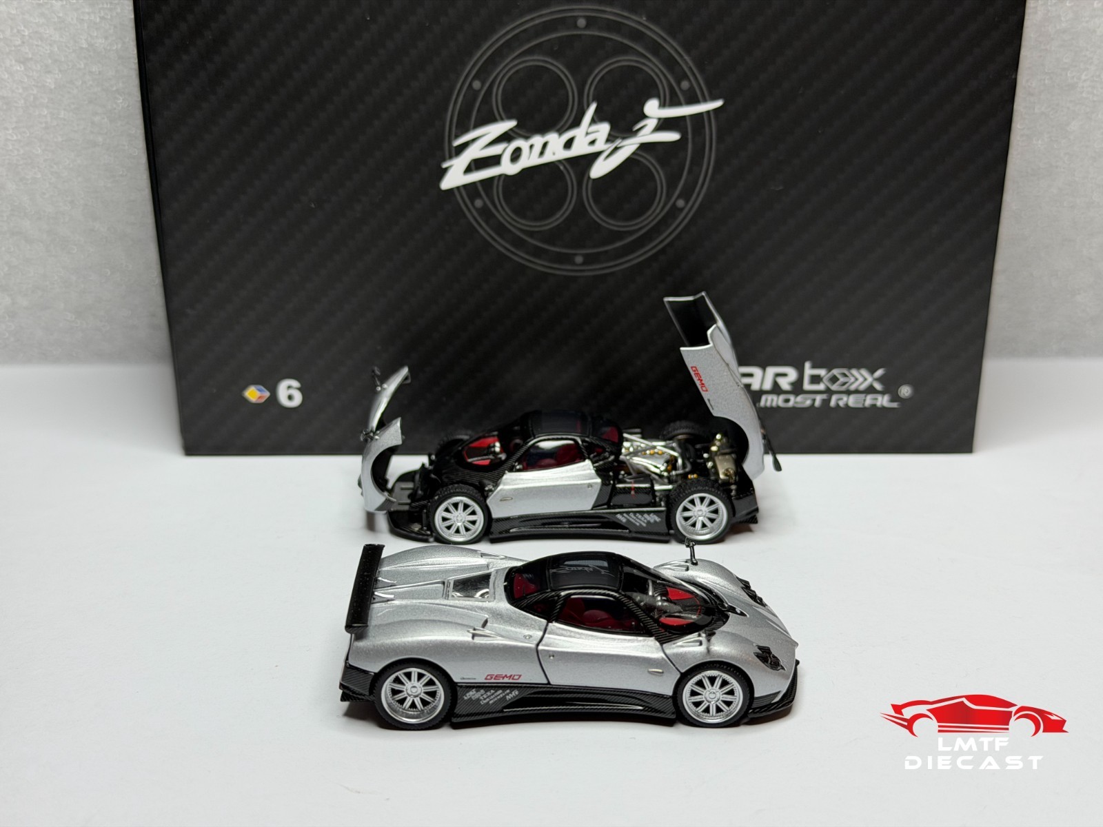 Almost Real 1:64 Pagani Zonda F Grigio Mercurio 2005