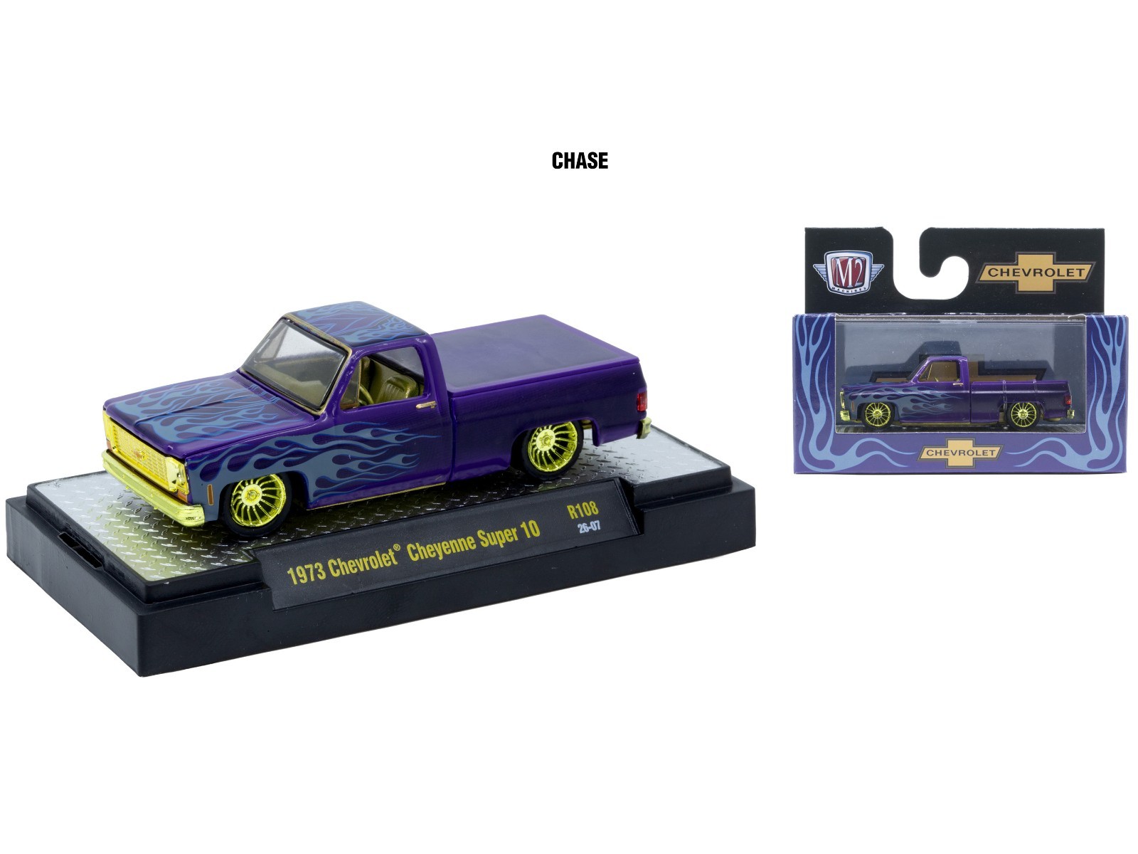 AUTO THENTICS 6 PC CAR SET RELEASE 108 IN CASES 1/64 BY M2 MACHINES 32500-108