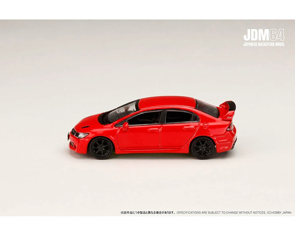Hobby Japan 1:64 Honda Mugen Civic RR (FD2) – Milano Red – MiJo Exclusive