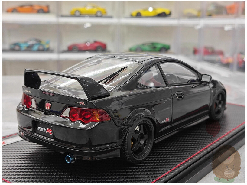 IG 1/18 Honda civic DC5 TYPE R Honda INTEGRA JDM Resin Car Model Diecast Gifts